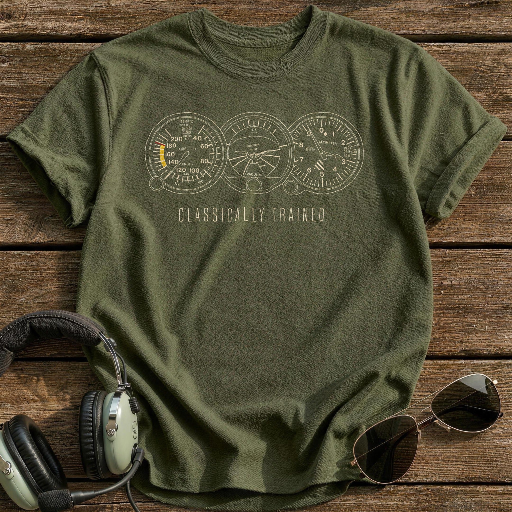 Steam Gauge Soul T-Shirt - Military Green