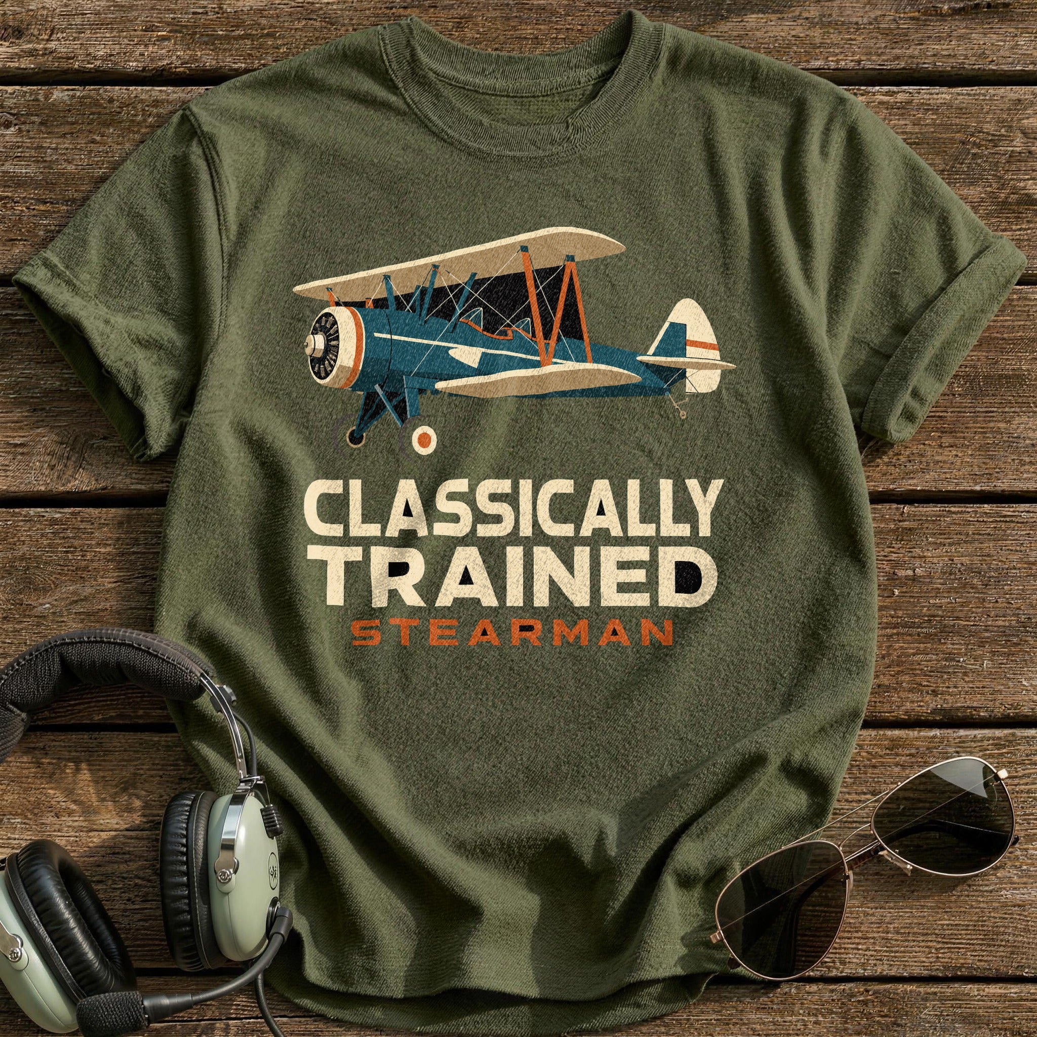 Stearman Tradition T-Shirt - Military Green