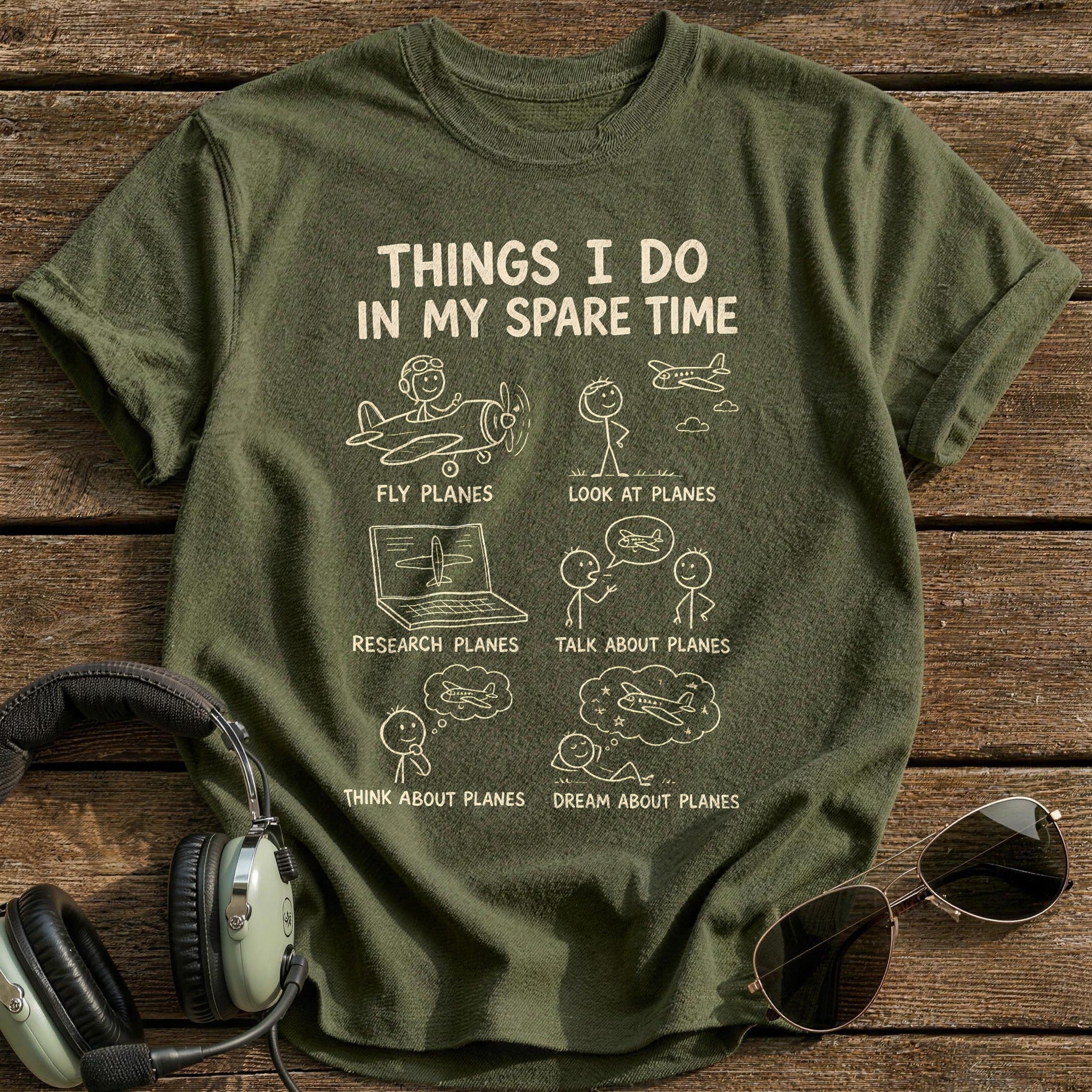 Stickman Doodle 77 - Military Green