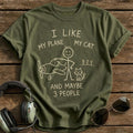 Stickman Plane Cat 98 - Military Green