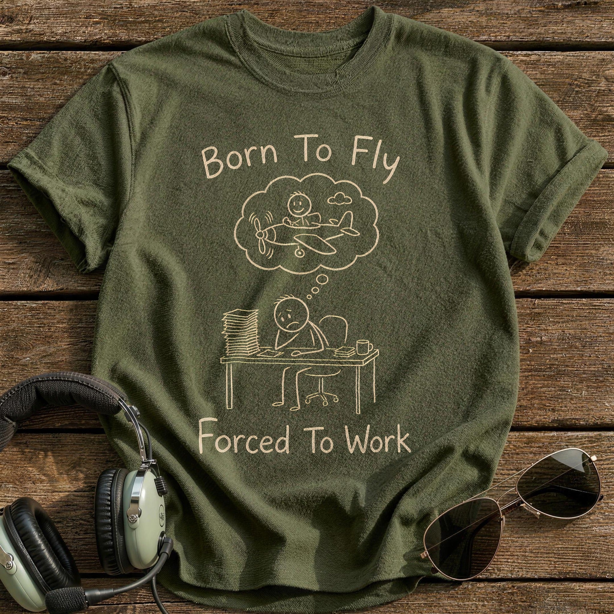 Stickman Thought Bubble 52 - Military Green