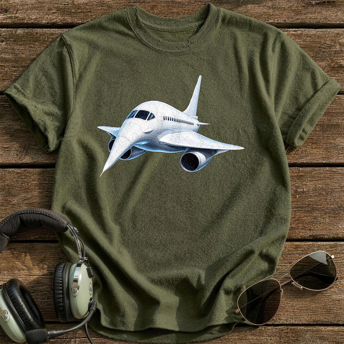 Supersonic 69 T-Shirt - Military Green