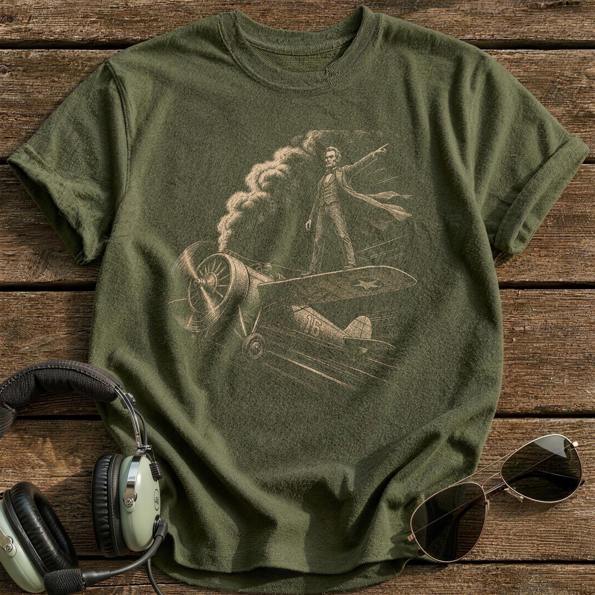 The Liberty Flyer Spirit T-Shirt - Military Green