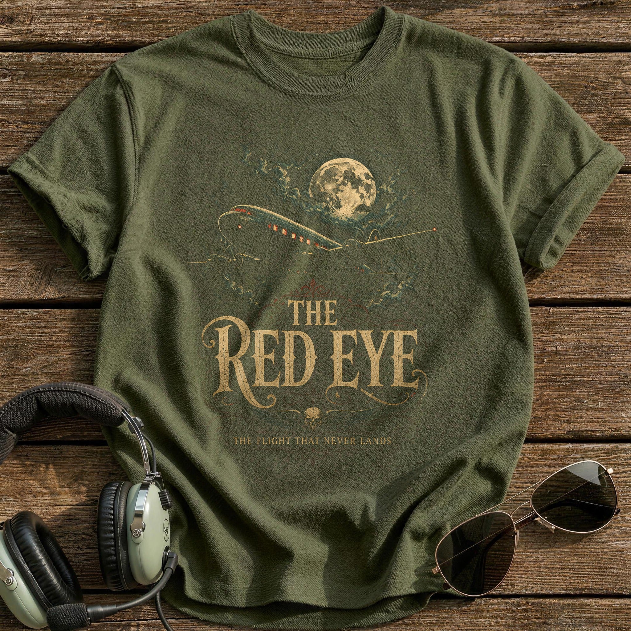 The Red Eye 02 T-Shirt - Military Green