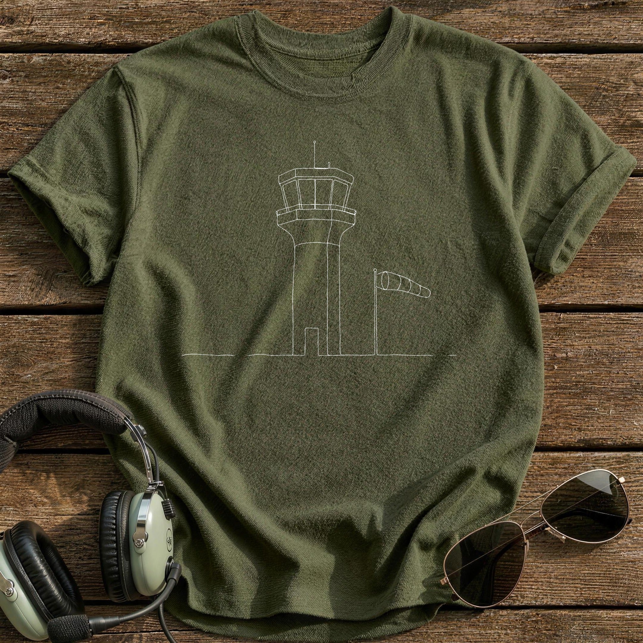 Tower Watch T-Shirt - Military Green