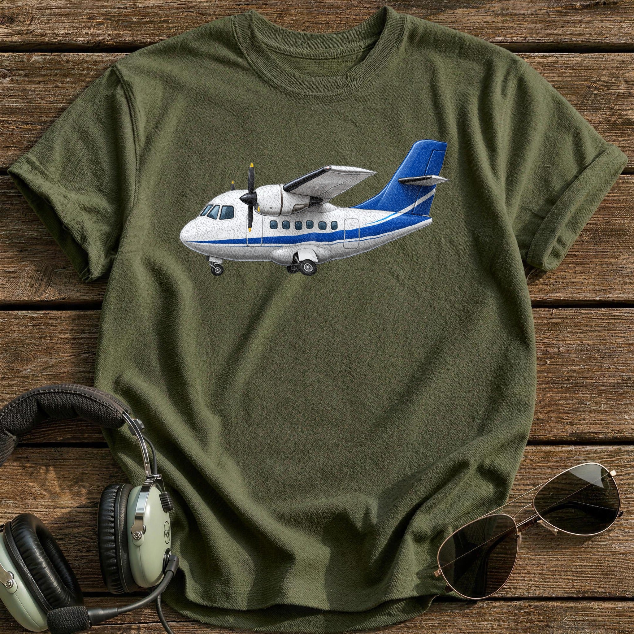 Twin Turboprop Hauler - Military Green