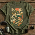 Ukiyo-e Skies - Military Green