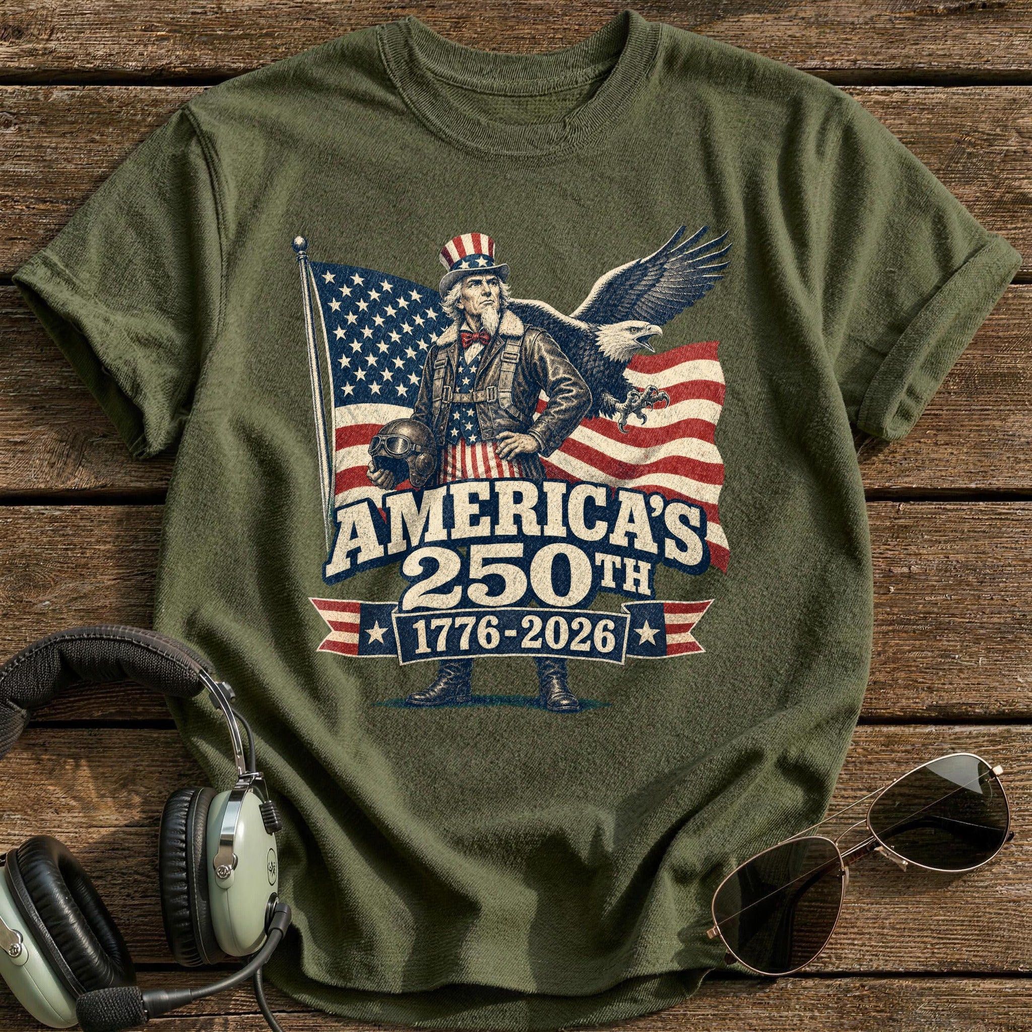 Uncle Sam's Airborne - Military Green