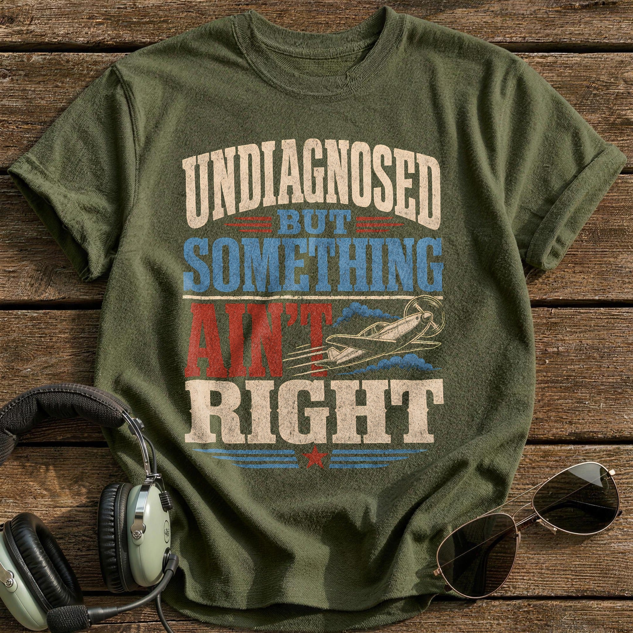 Undamaged Ain't Right - Military Green
