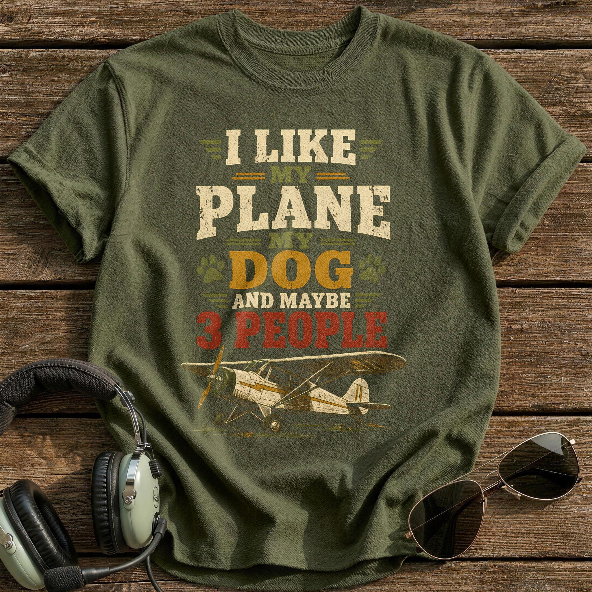 Vintage Typographic 27 - Military Green