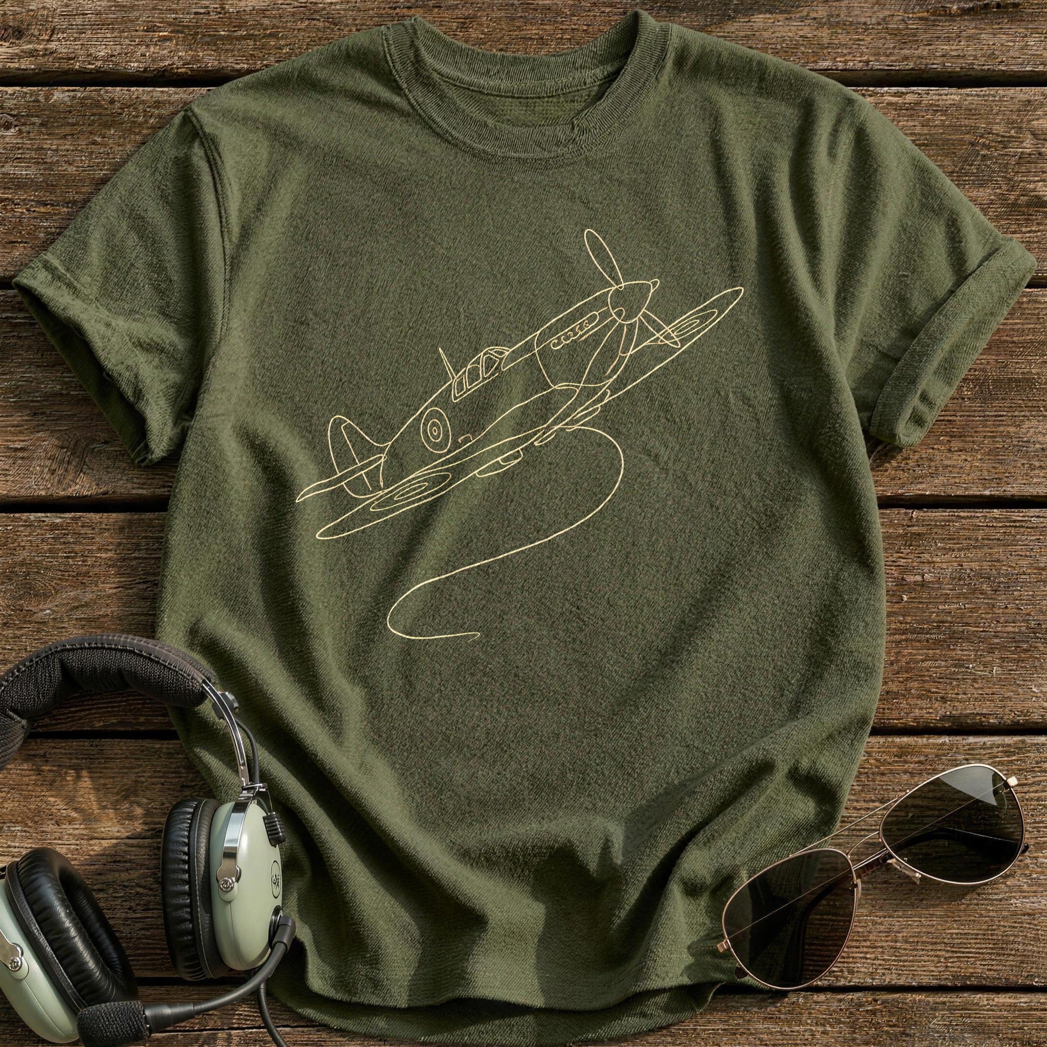 Warbird Climb 39 T-Shirt - Military Green