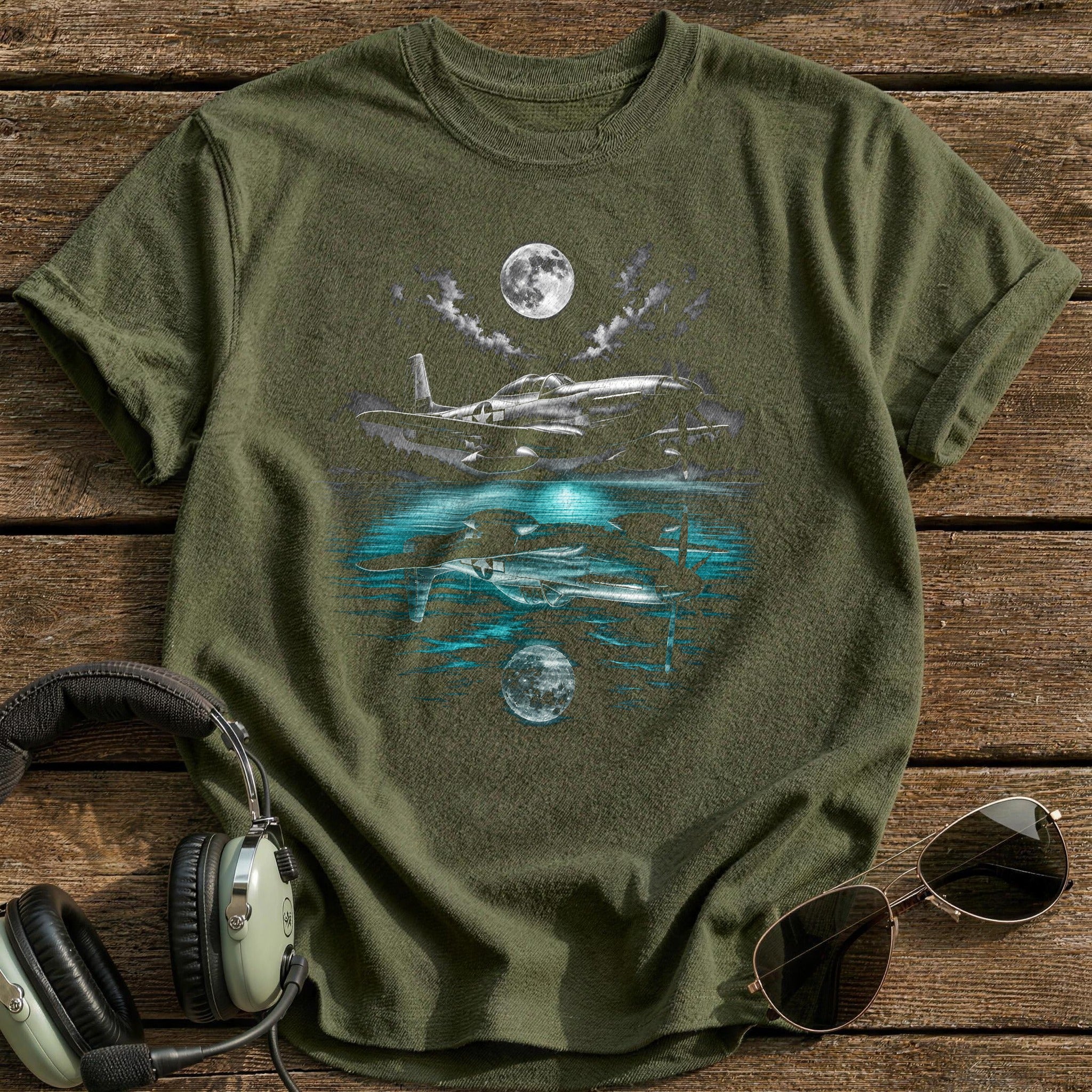 Warbird Mirrored Teal Water 72 - Military Green