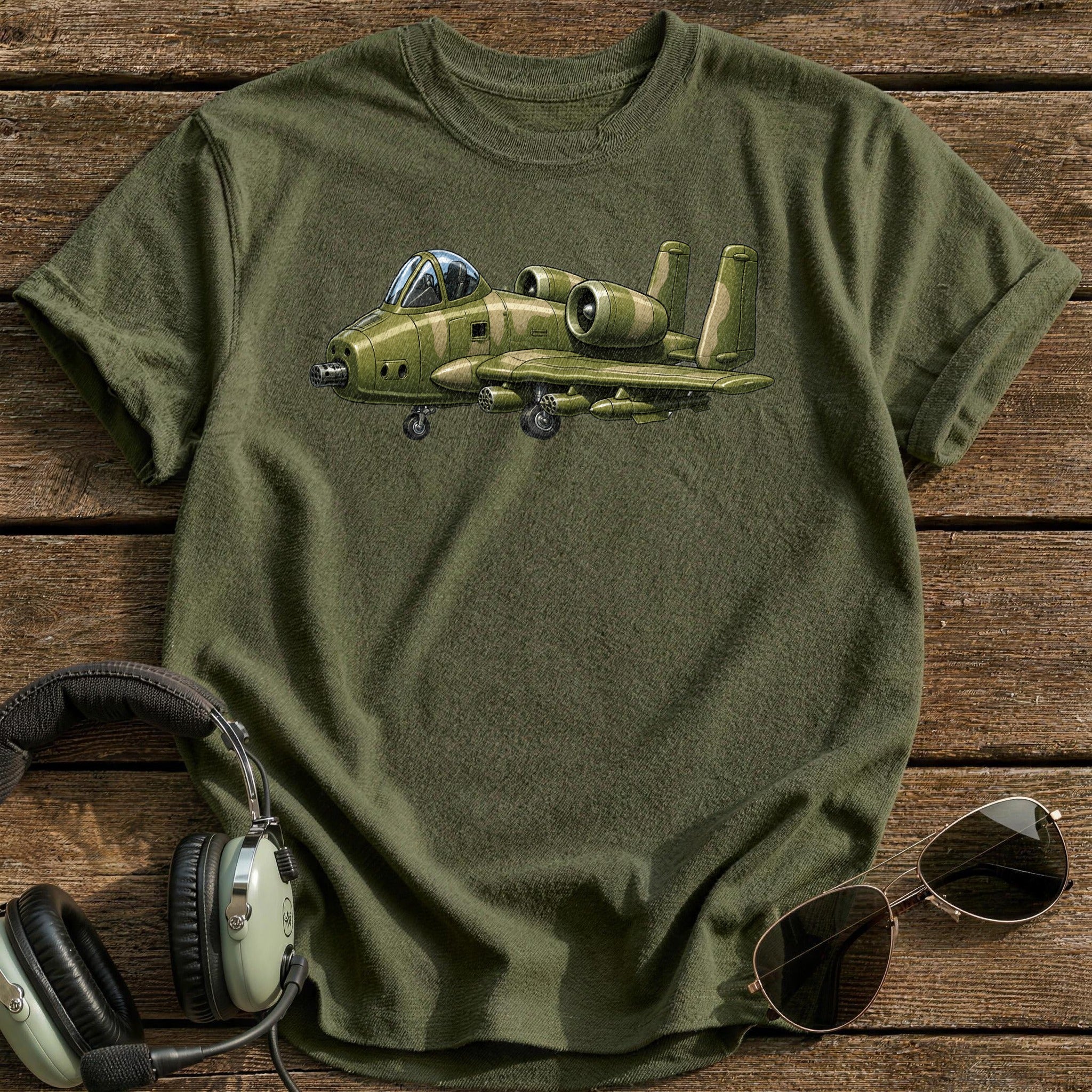 Warbird On Station - Military Green
