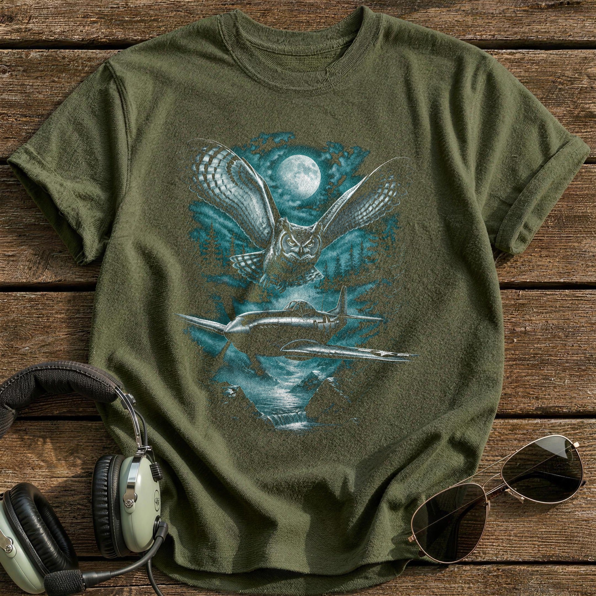 Warbird Owl Fullmoon 43 - Military Green
