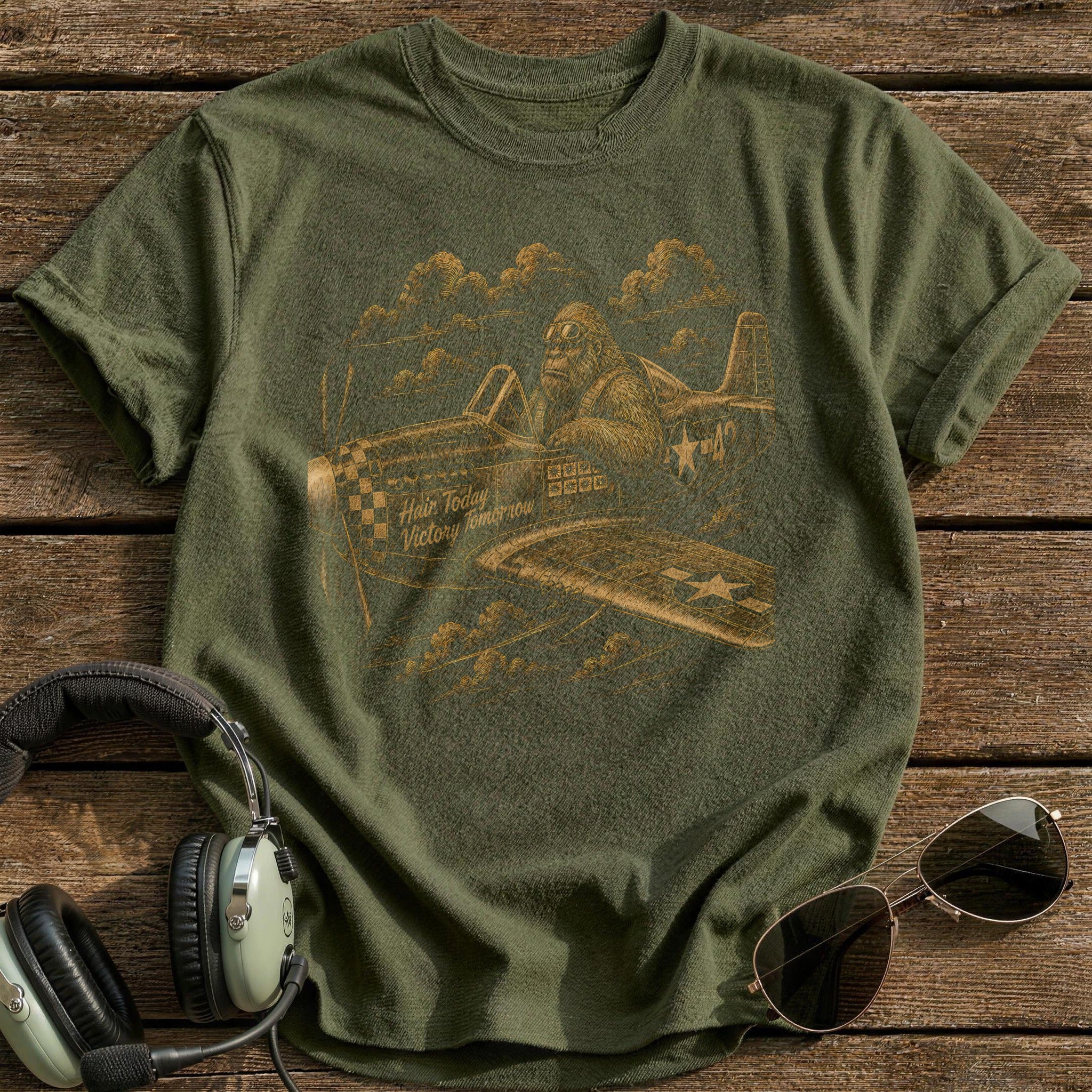 Warbird Side Profile 66 - Military Green