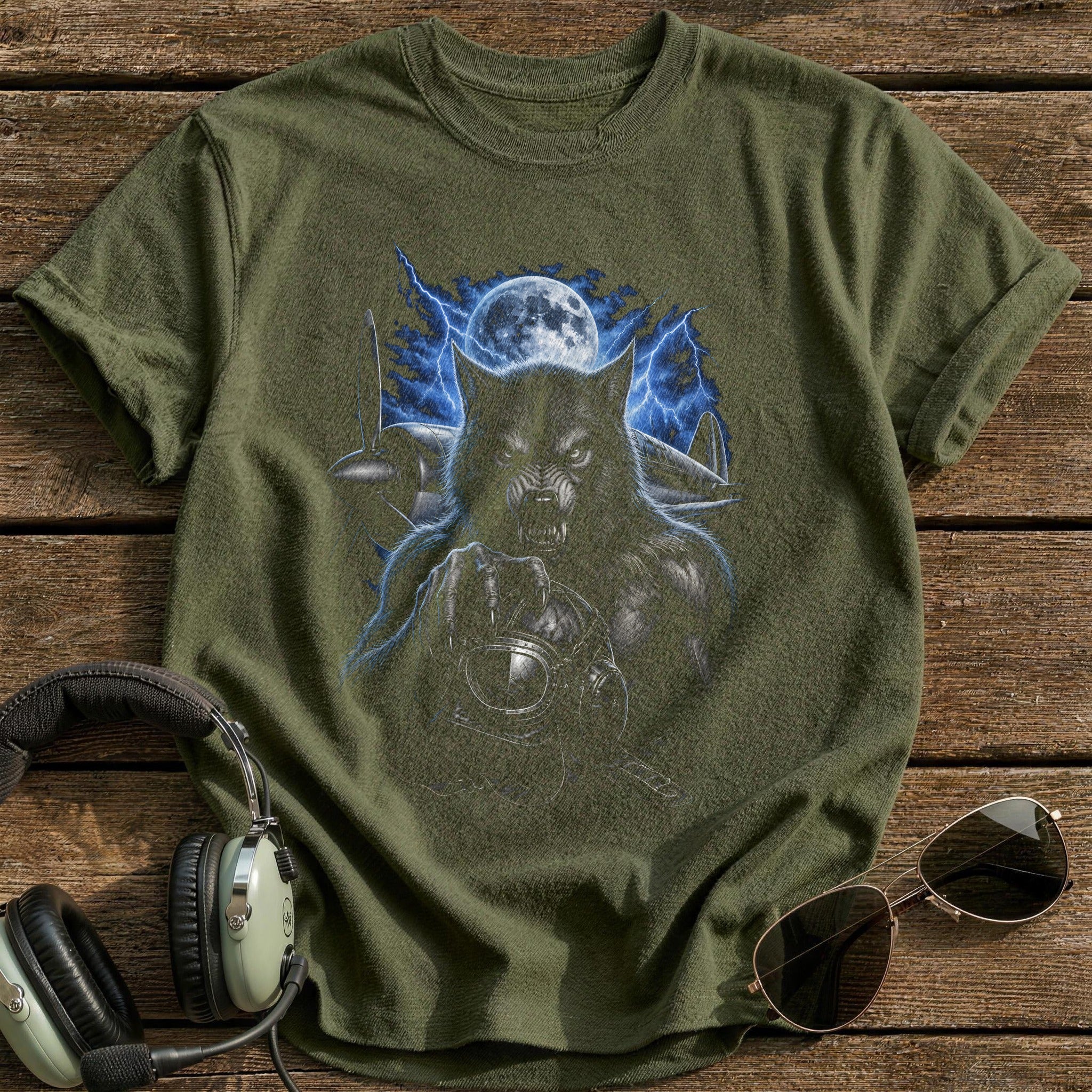 Werewolf Flight Helmet 80 - Military Green