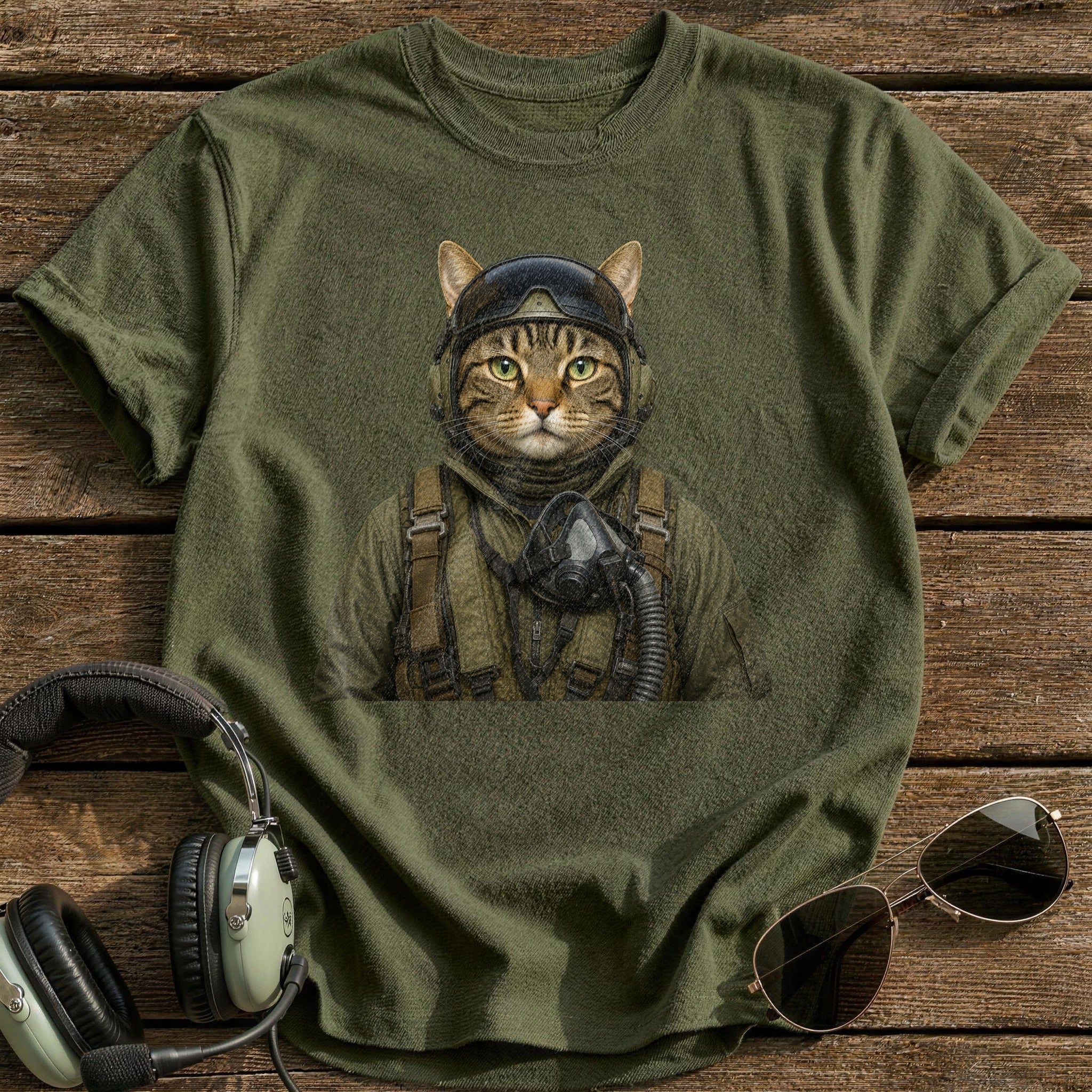 Whiskers On Final - Military Green