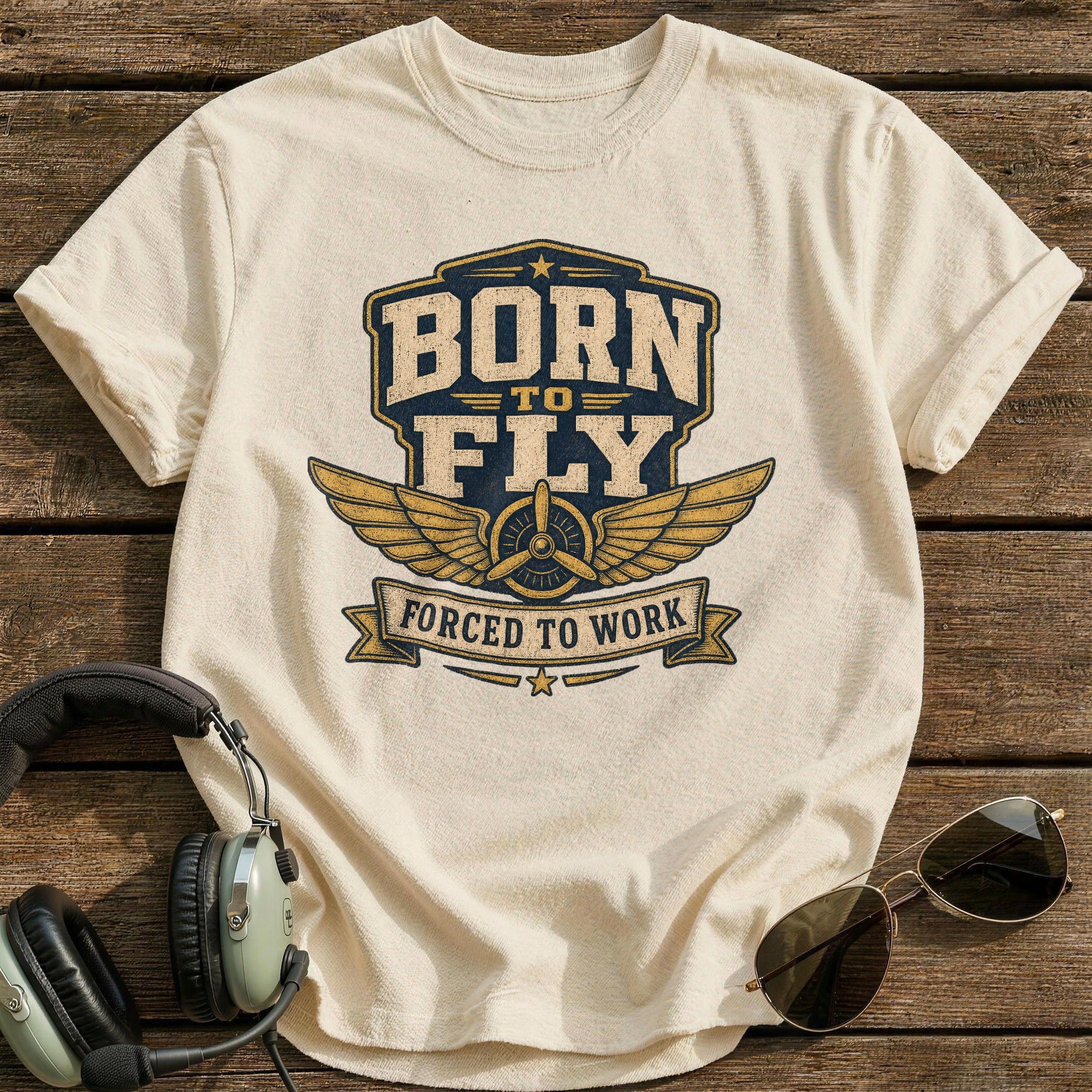 Born to Fly T-Shirt - Natural