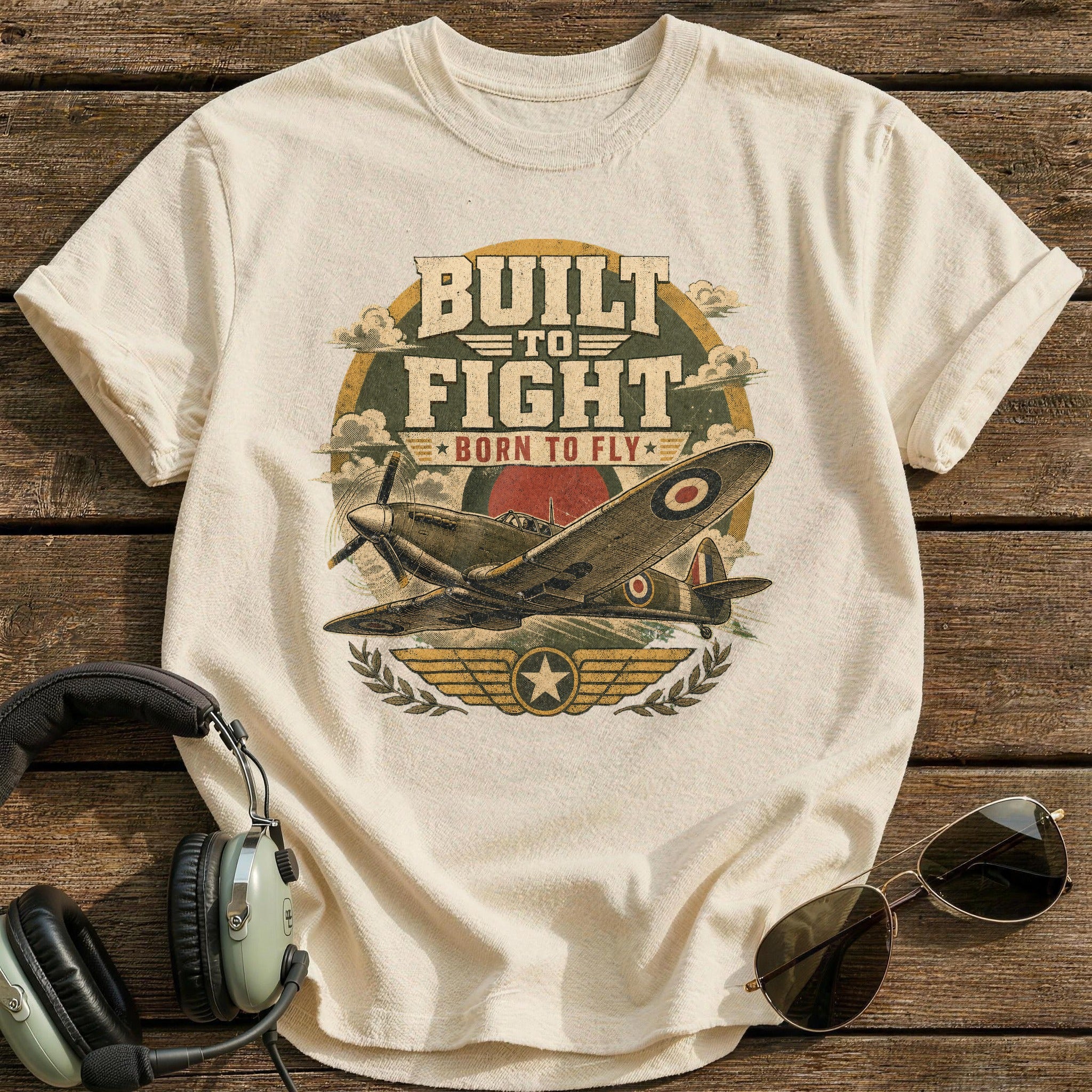 Built to Fight T-Shirt - Natural