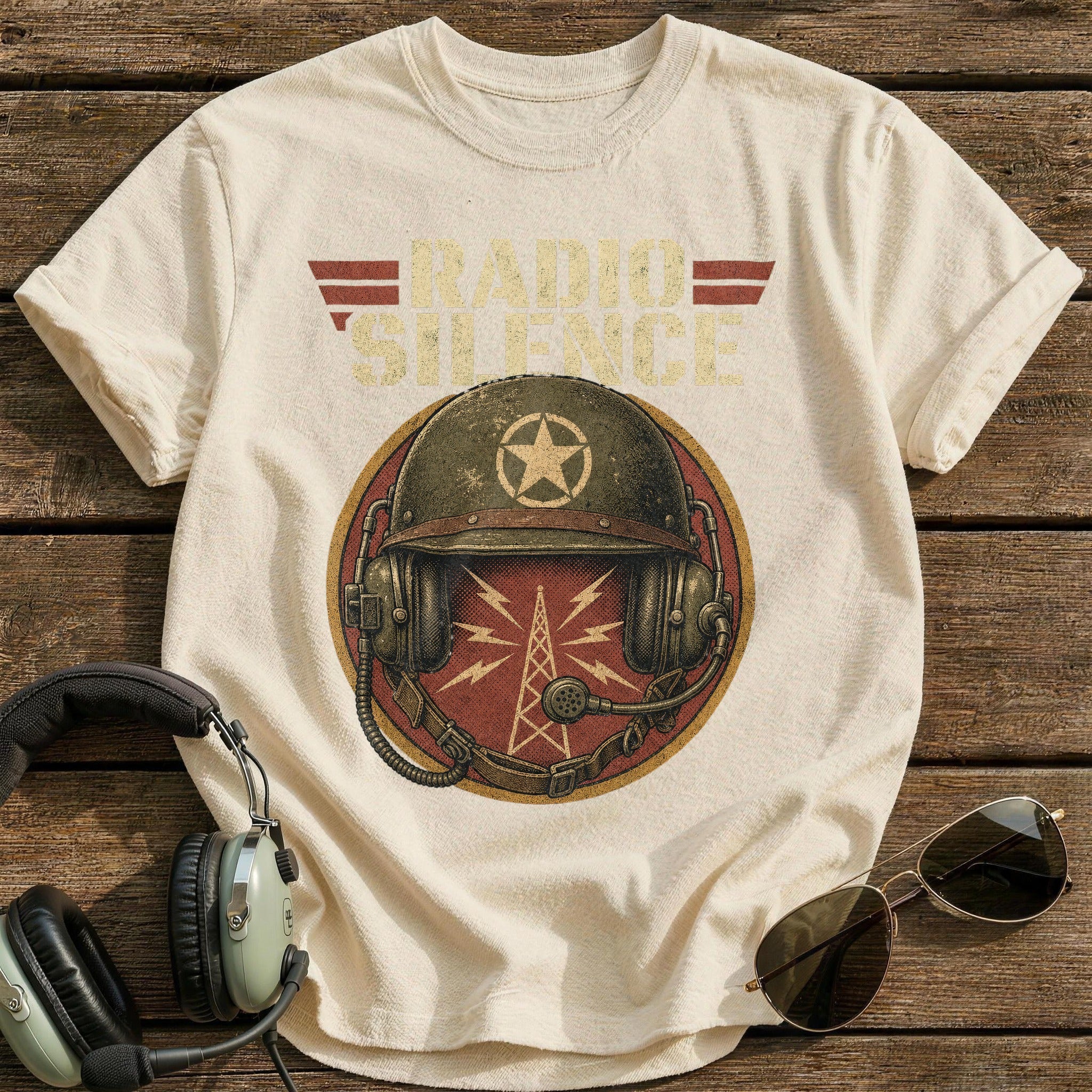 Comms Open T-Shirt - Natural
