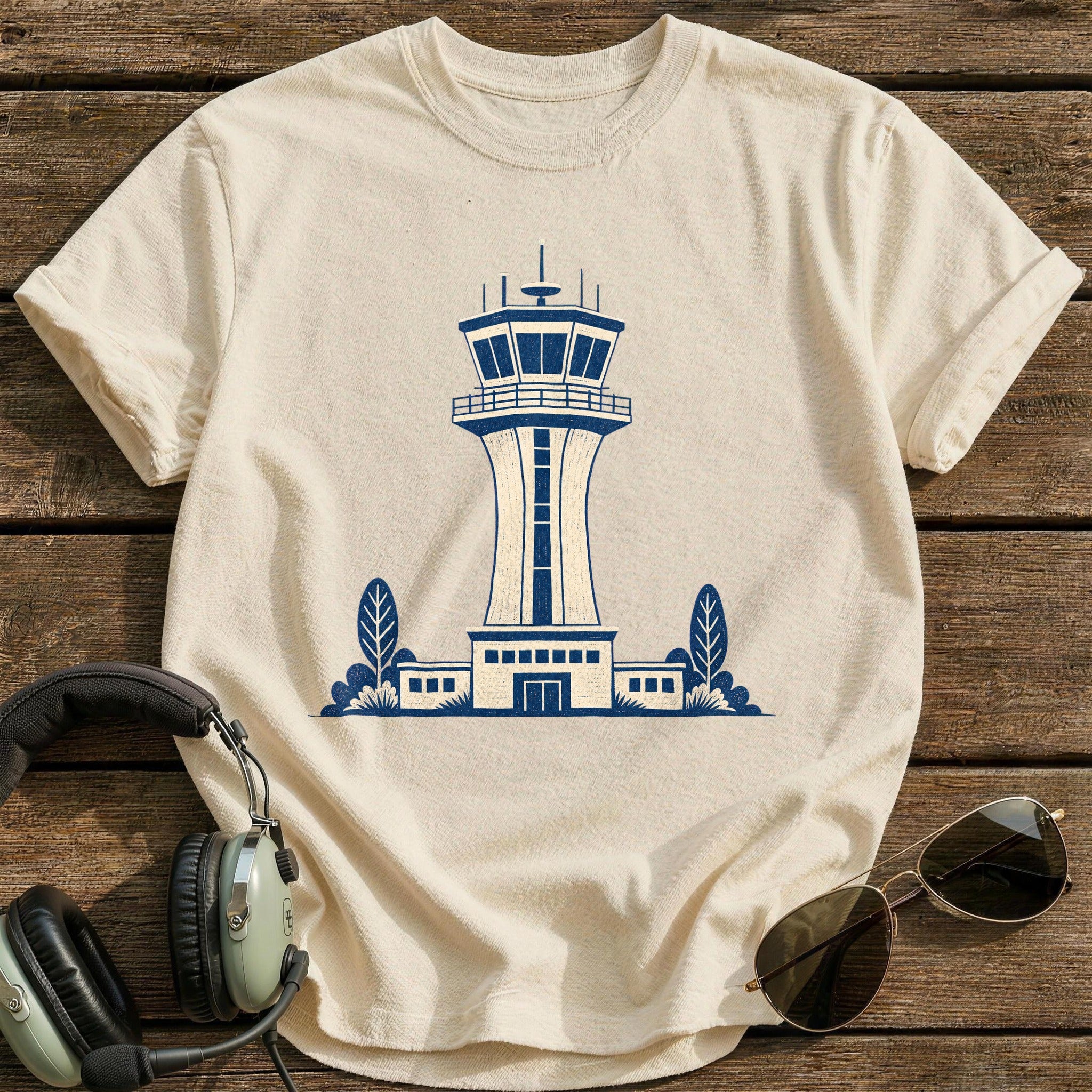 Control Tower T-Shirt - Natural