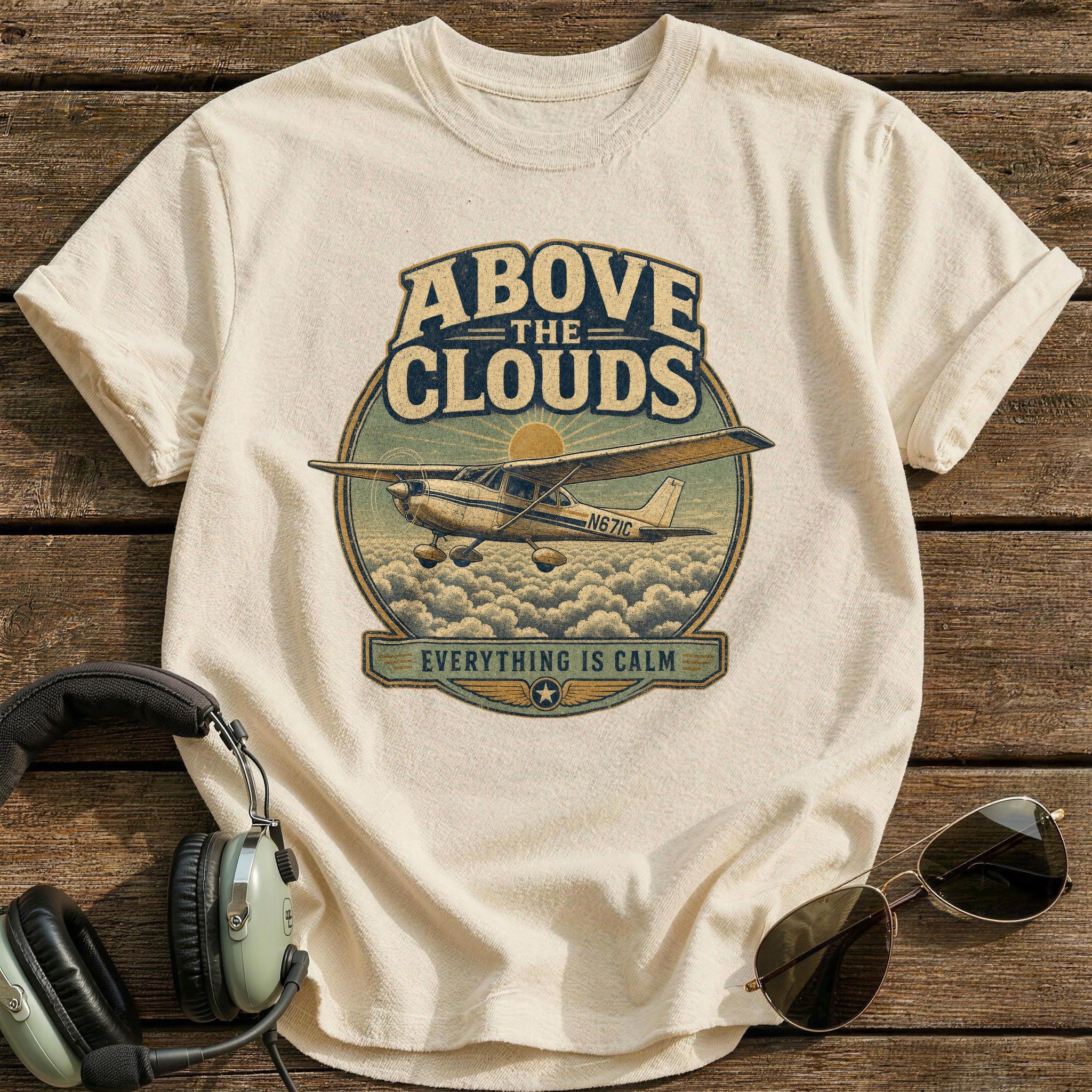 Everything Is Calm T-Shirt - Natural