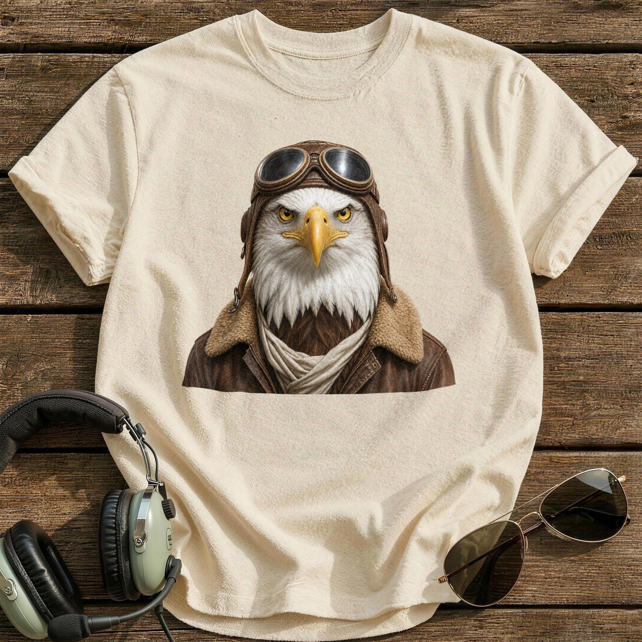 Goggles and Grit T-Shirt - Natural