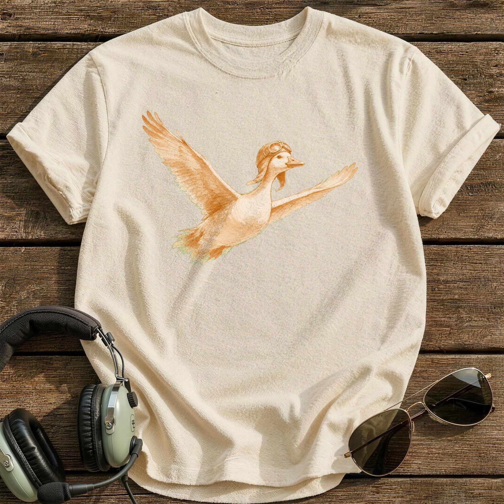 Goose on Final T-Shirt - Natural