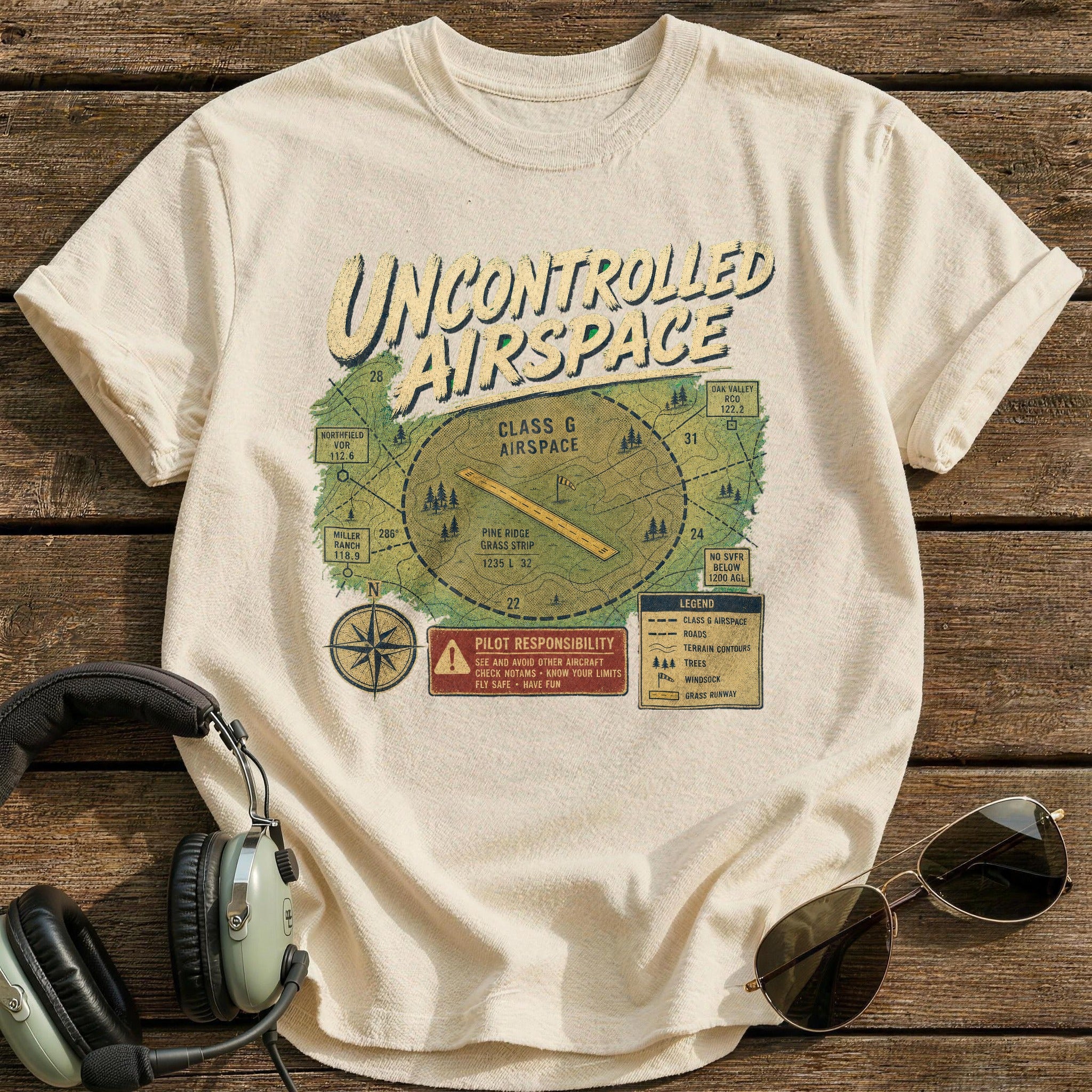 Grass Strip Gospel T-Shirt - Natural