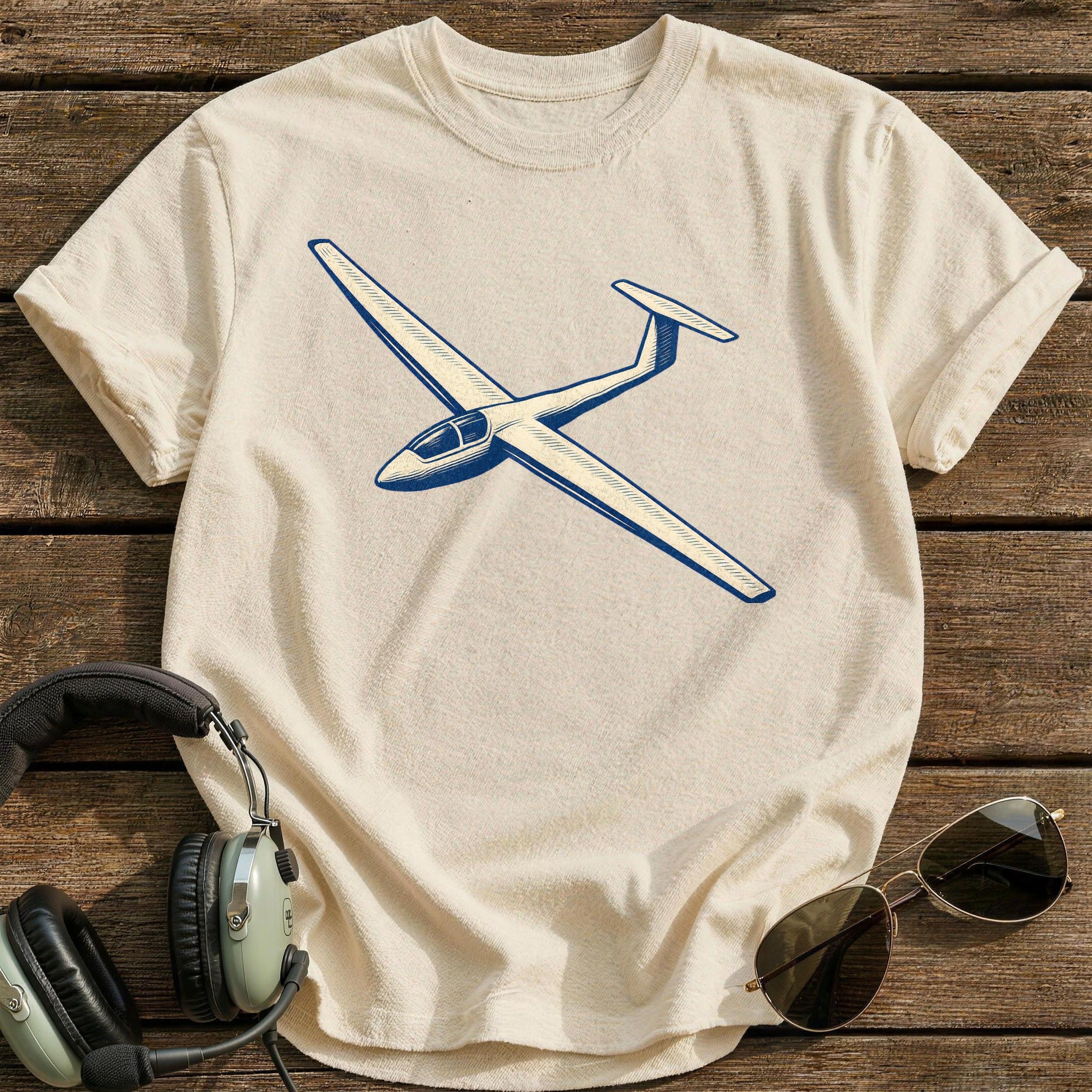 Lift Lines T-Shirt - Natural
