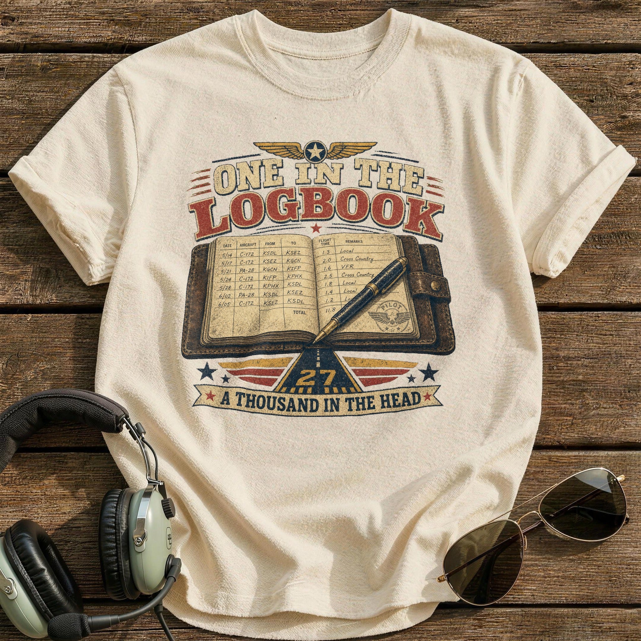 Logbook Legend T-Shirt - Natural