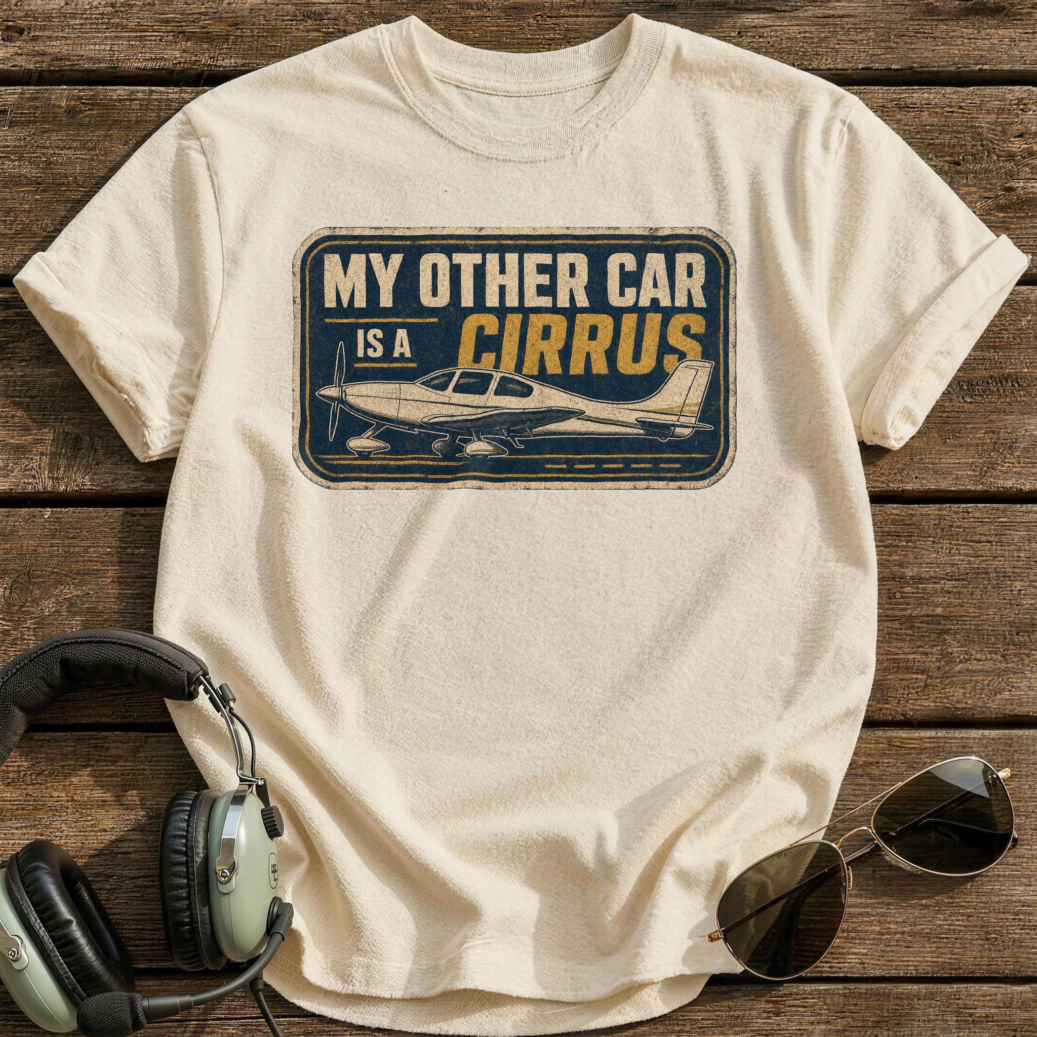 My Other Car Flies T-Shirt - Natural