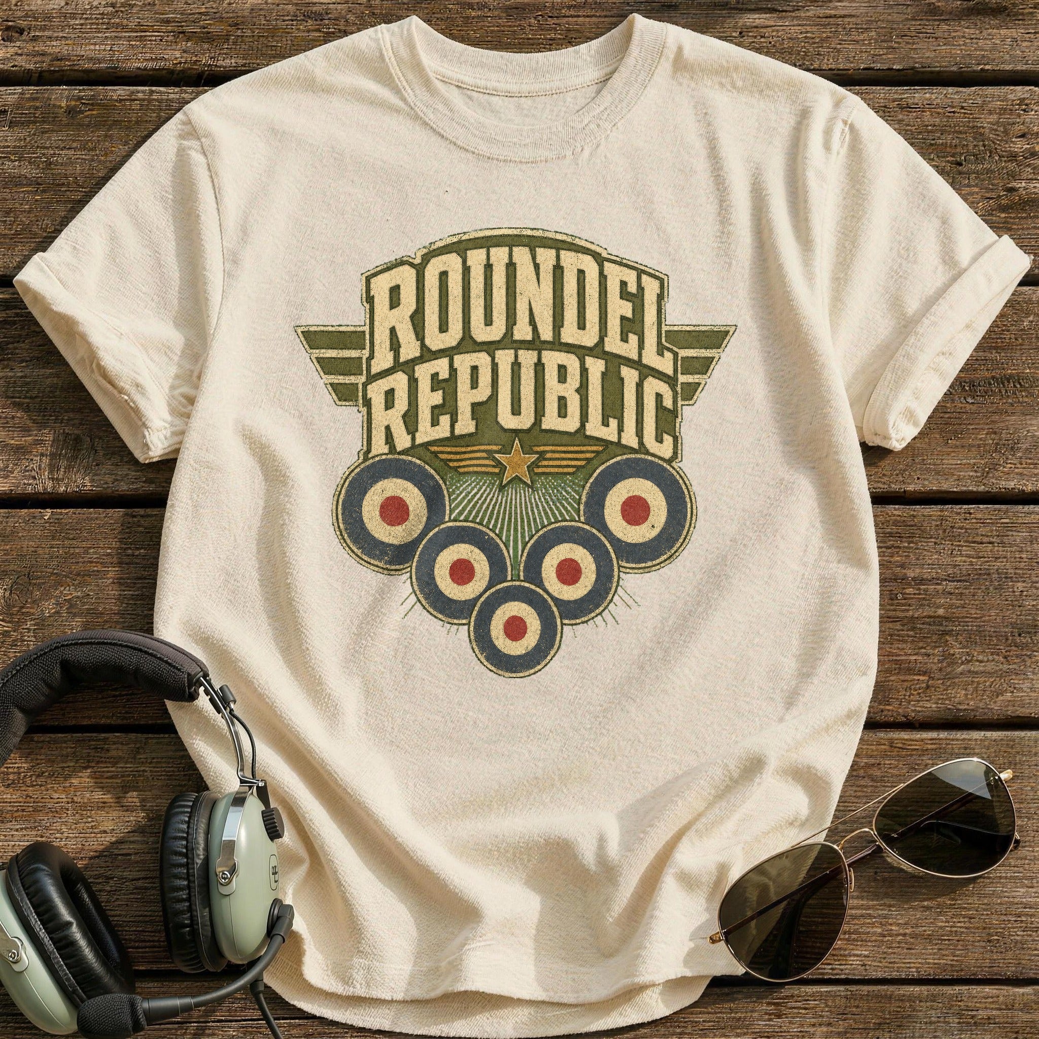 Roundel Republic T-Shirt - Natural