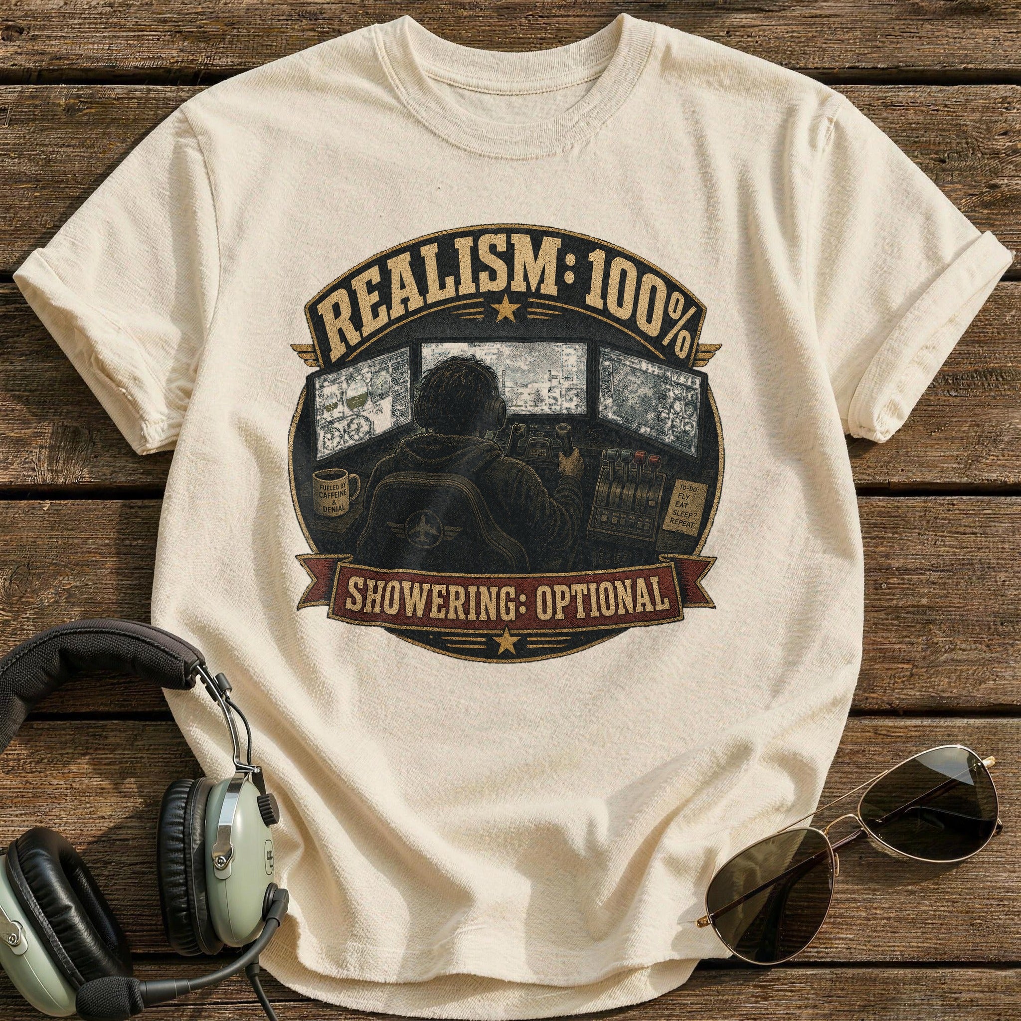 Showering Optional T-Shirt - Natural