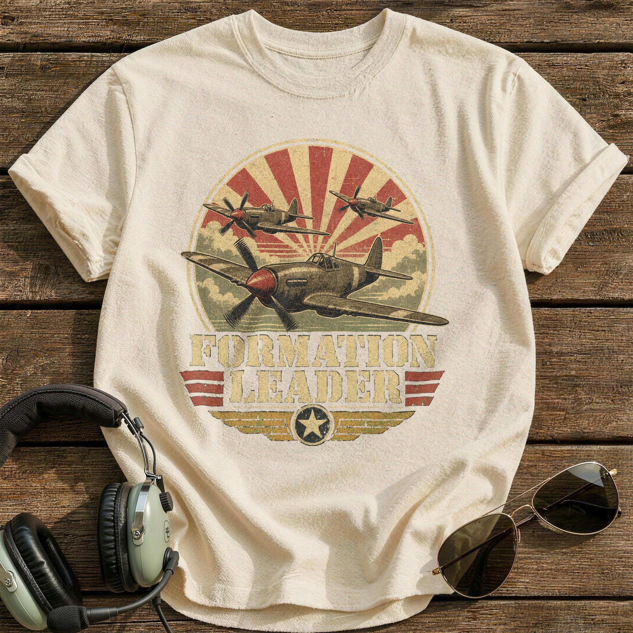 Squadron Lead T-Shirt - Natural