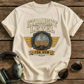 Straight & Level T-Shirt - Natural