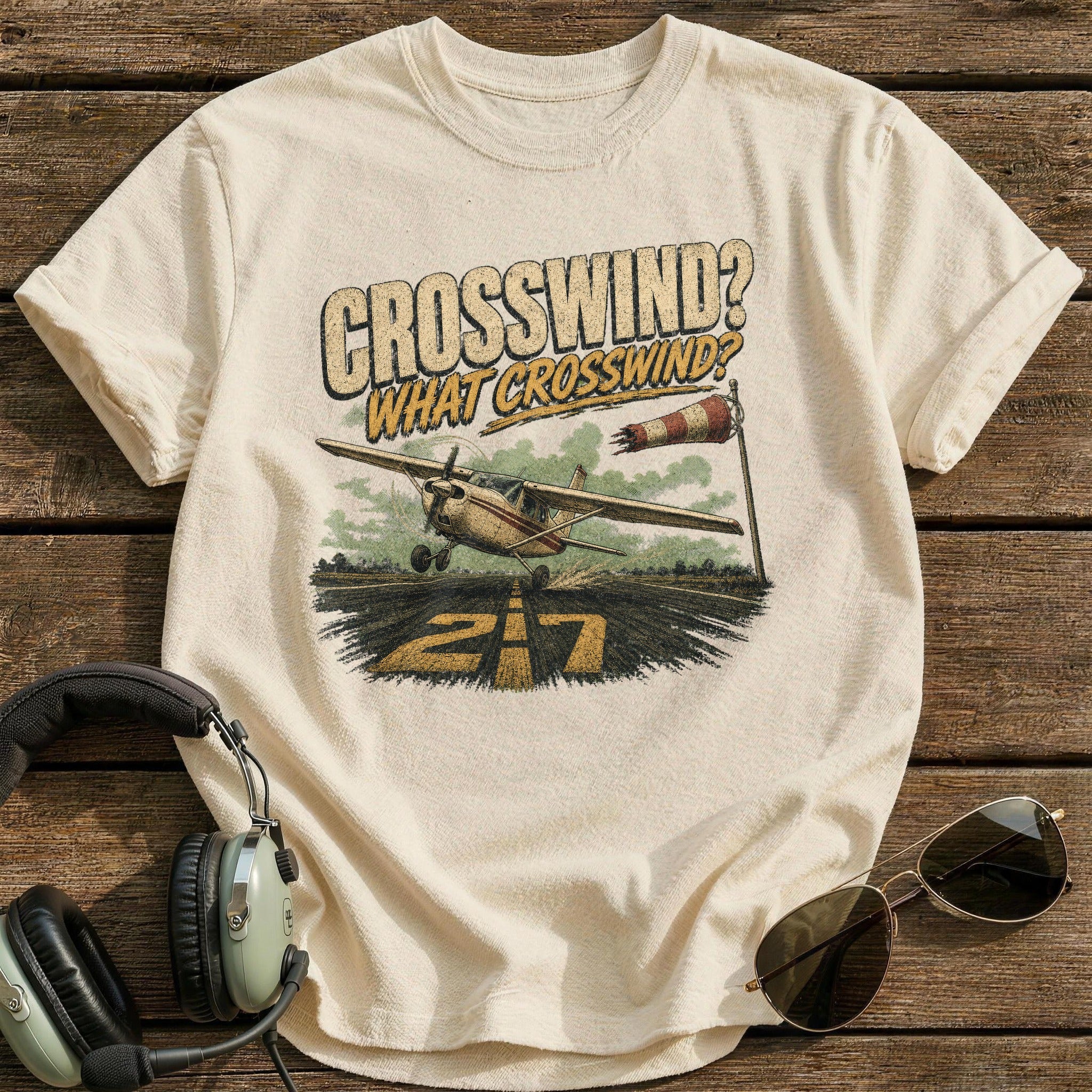 What Crosswind? T-Shirt - Natural