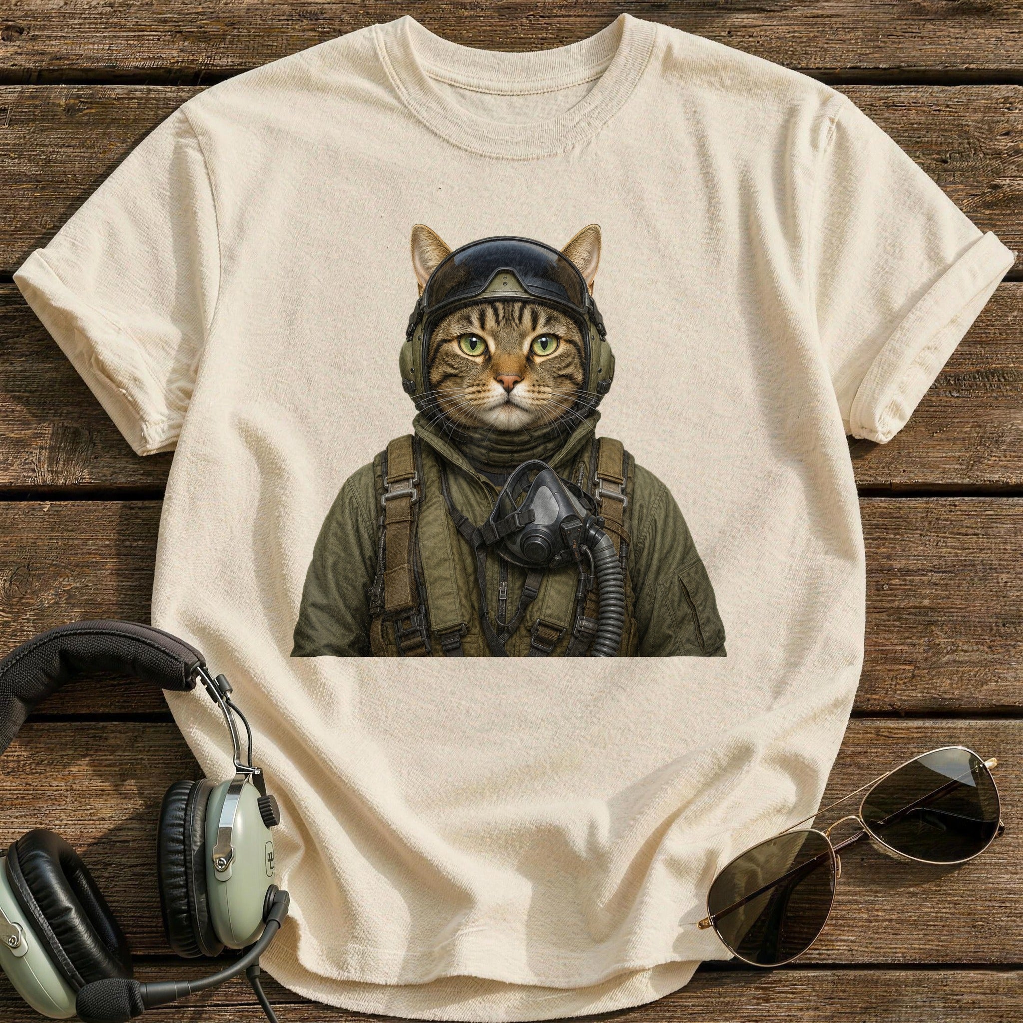 Whiskers & Wings T-Shirt - Natural