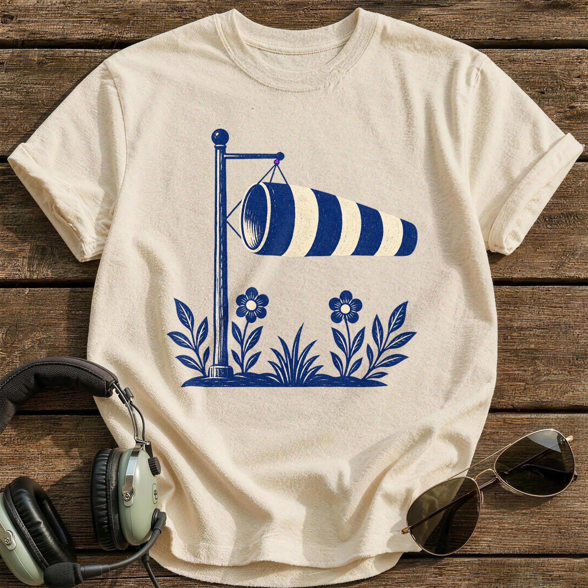 Wind Indicator T-Shirt - Natural