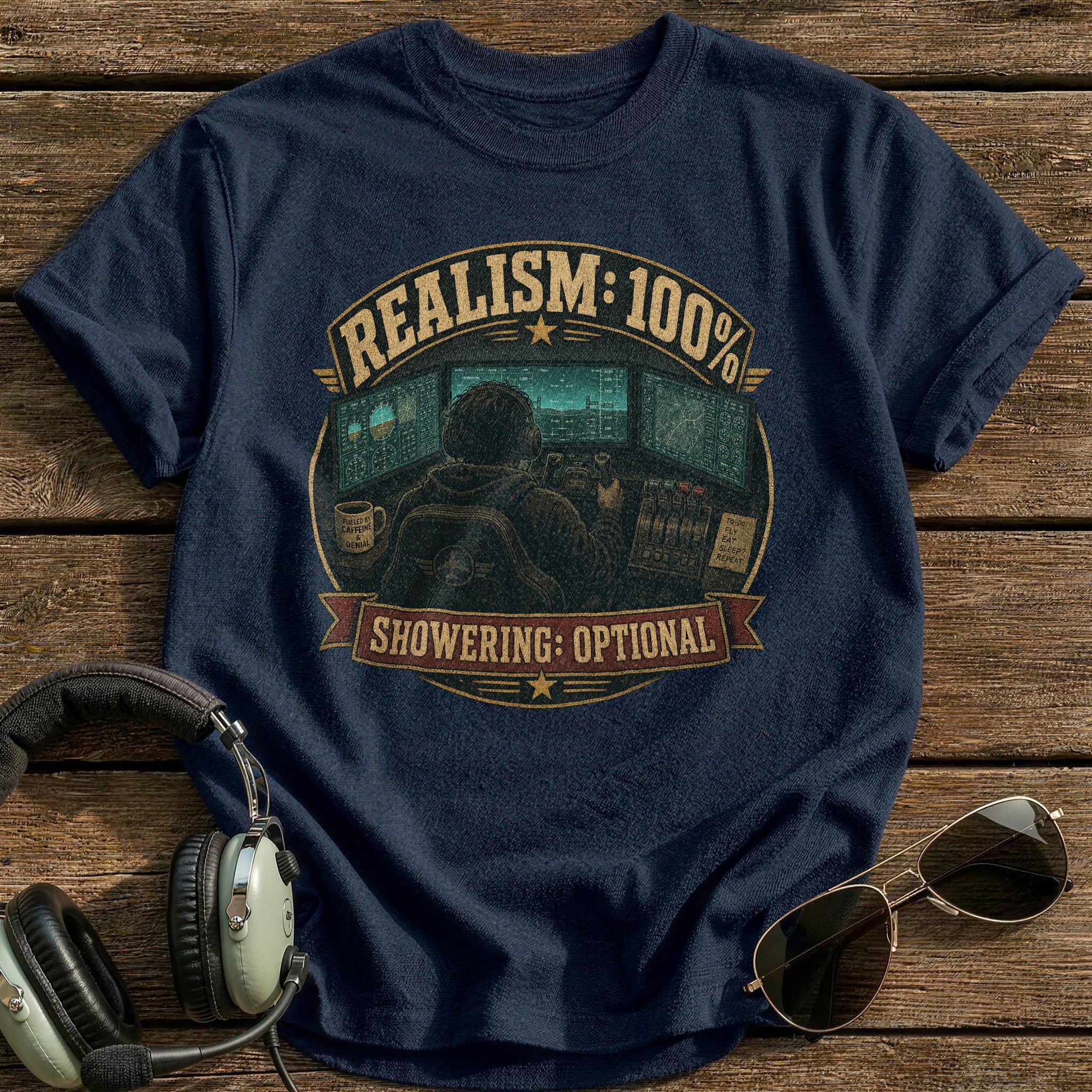 Realism 100% T-Shirt - Navy