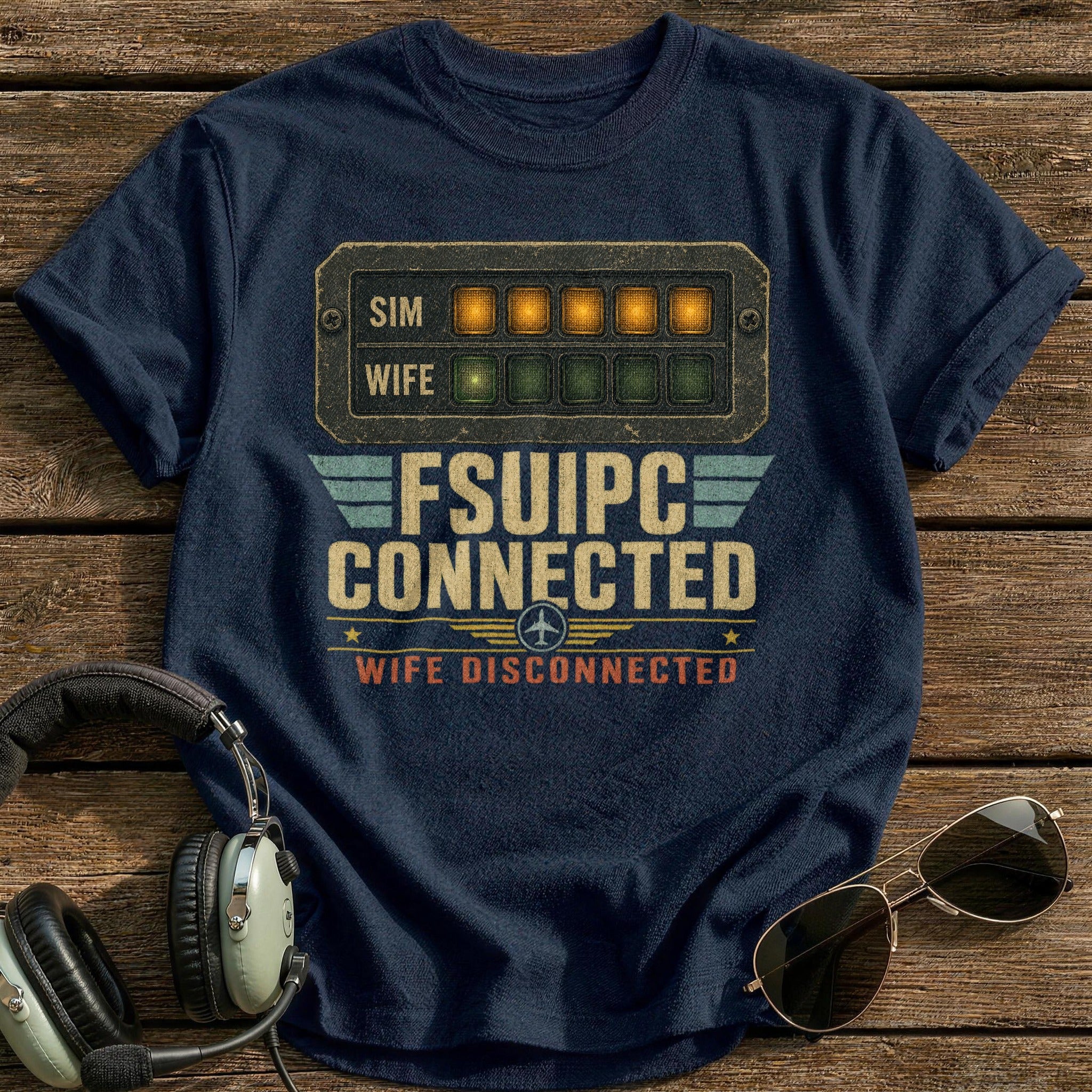 Fsuipc Connected T-Shirt - Navy