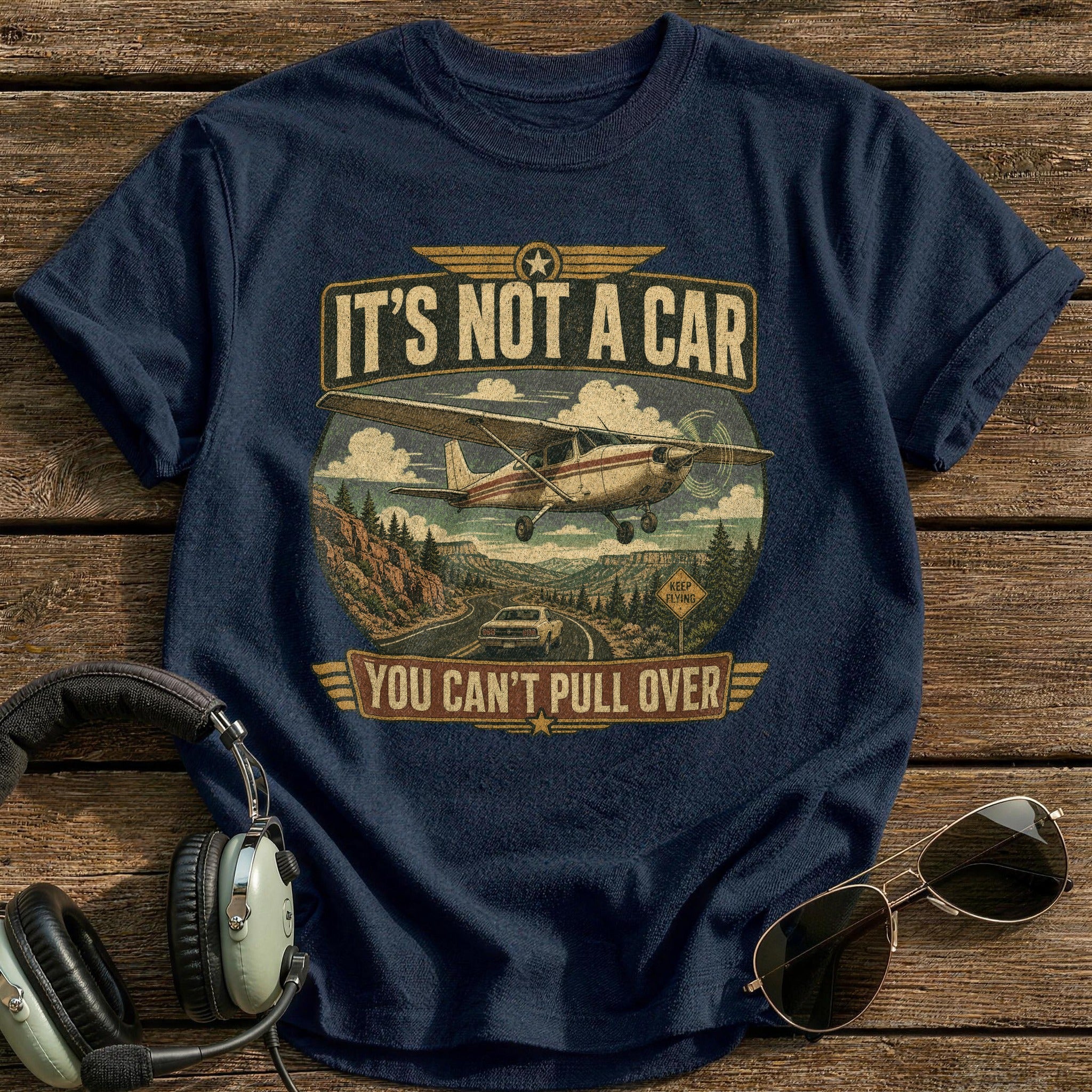 It's not a Car T-Shirt - Navy