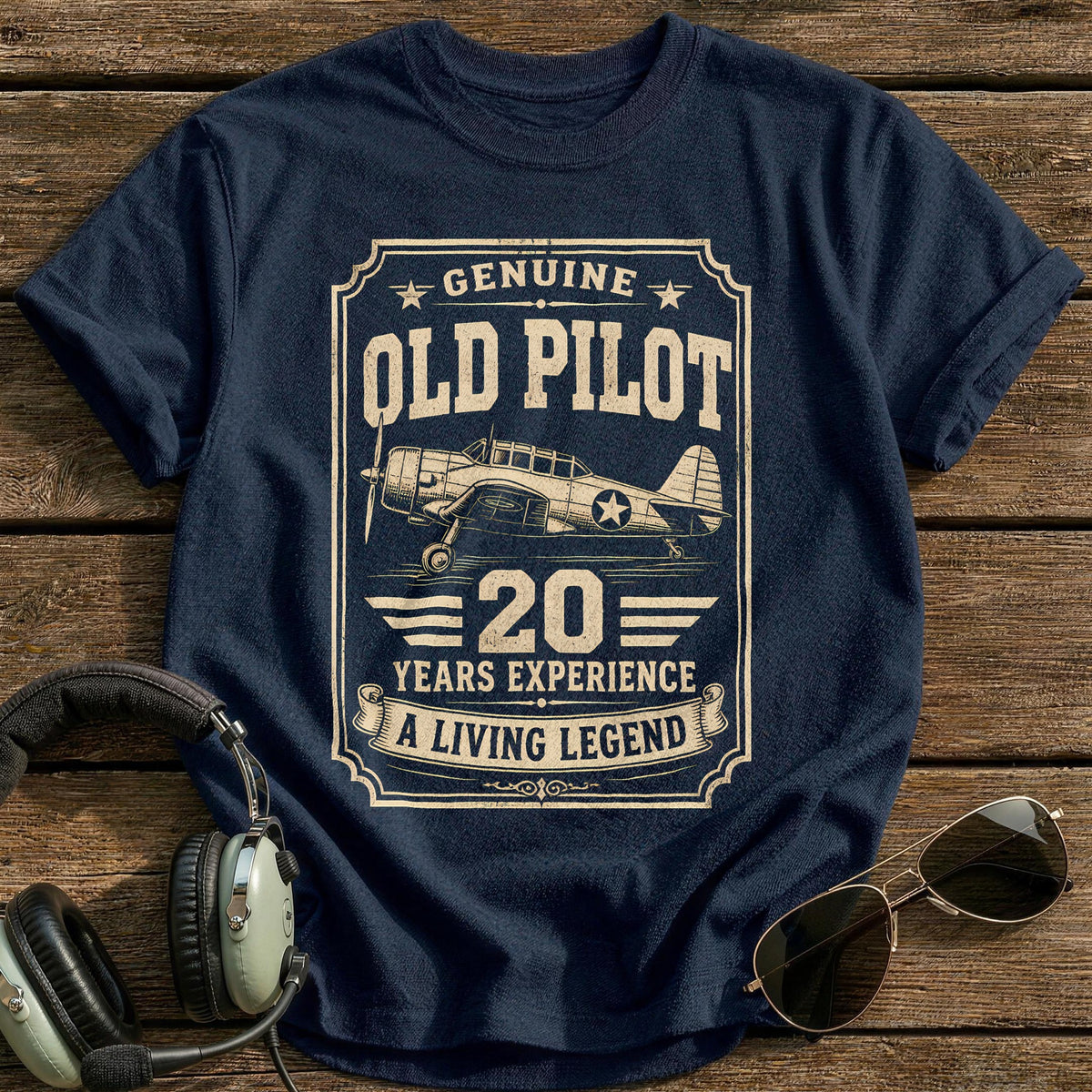 20 Living Legend T-Shirt - Navy