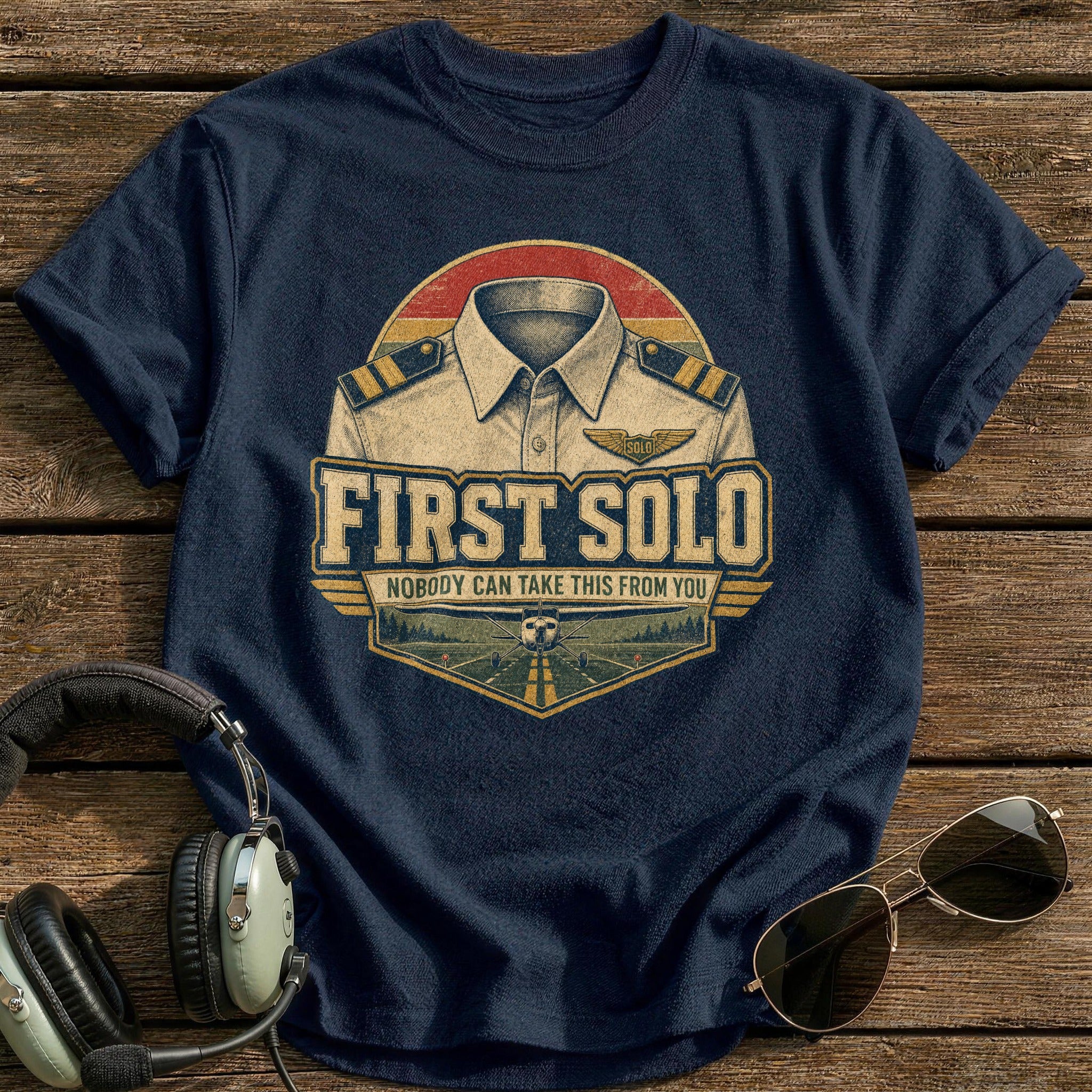 First Solo T-Shirt - Navy