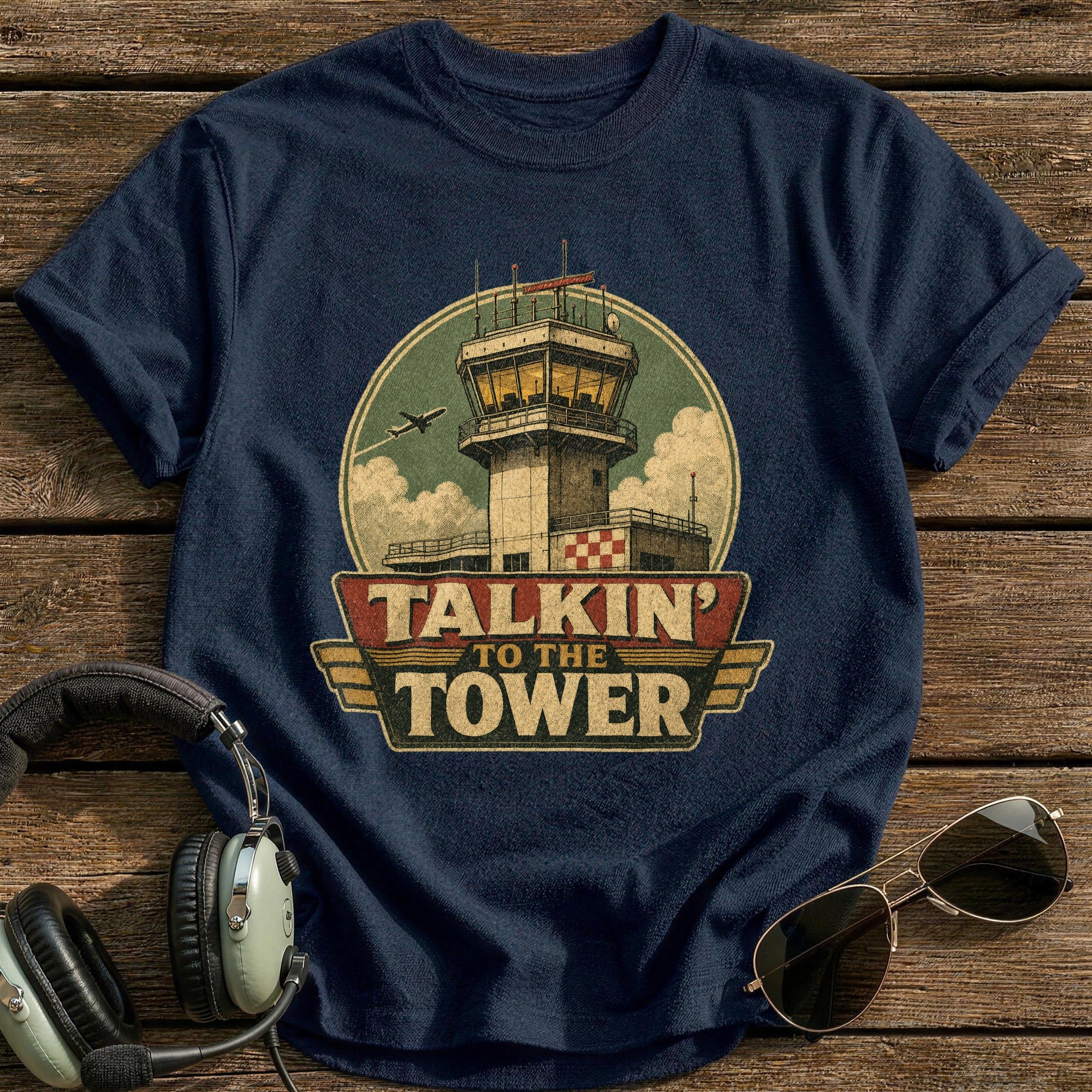 Talkin' to the Tower T-Shirt - Navy