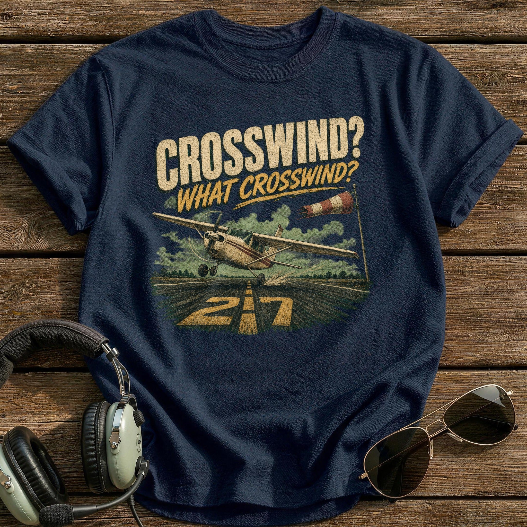 Crosswind What Crosswind T-Shirt - Navy