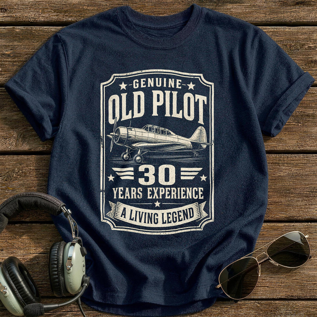 30 Living Legend T-Shirt - Navy