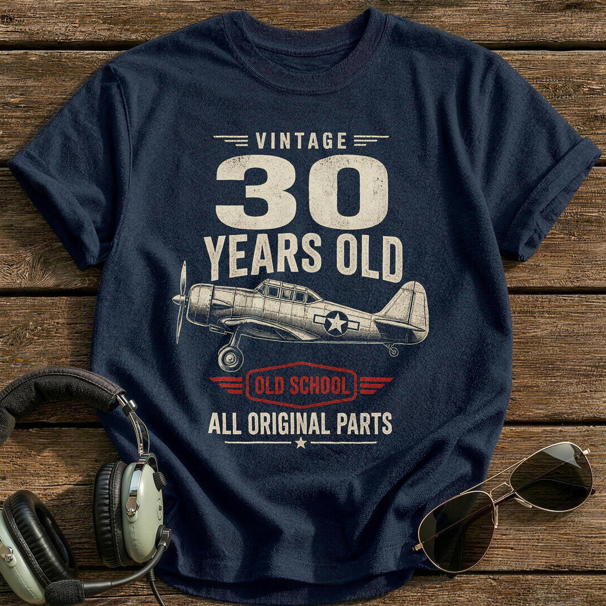 30 Original Parts T-Shirt - Navy