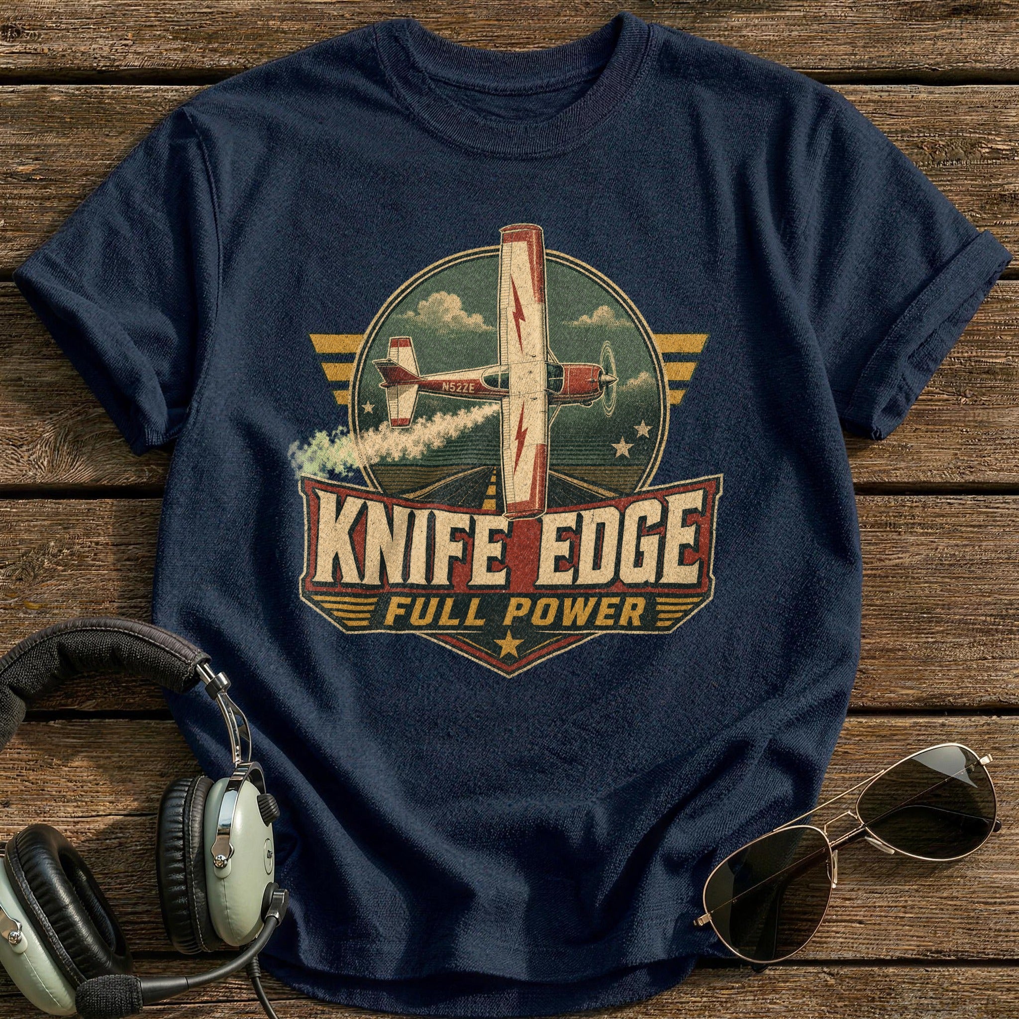 Knife Edge T-Shirt - Navy