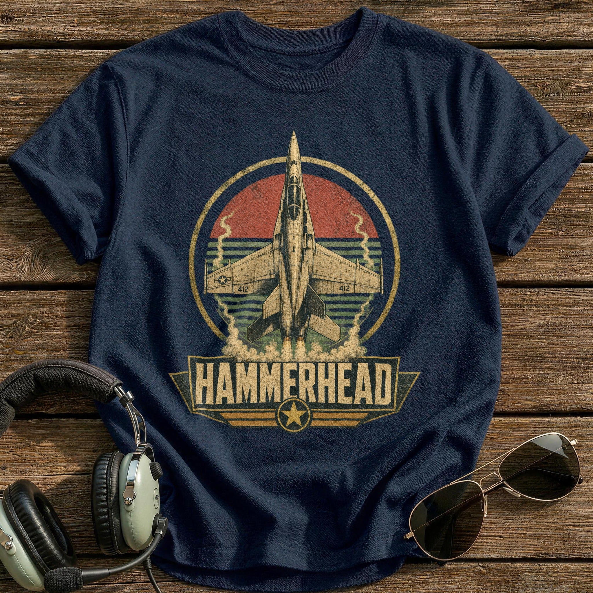 Hammerhead T-Shirt - Navy